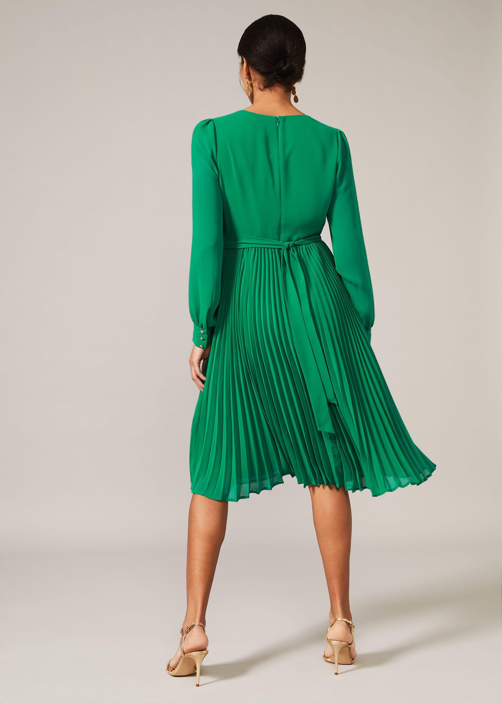 Isadora Pleated Dress