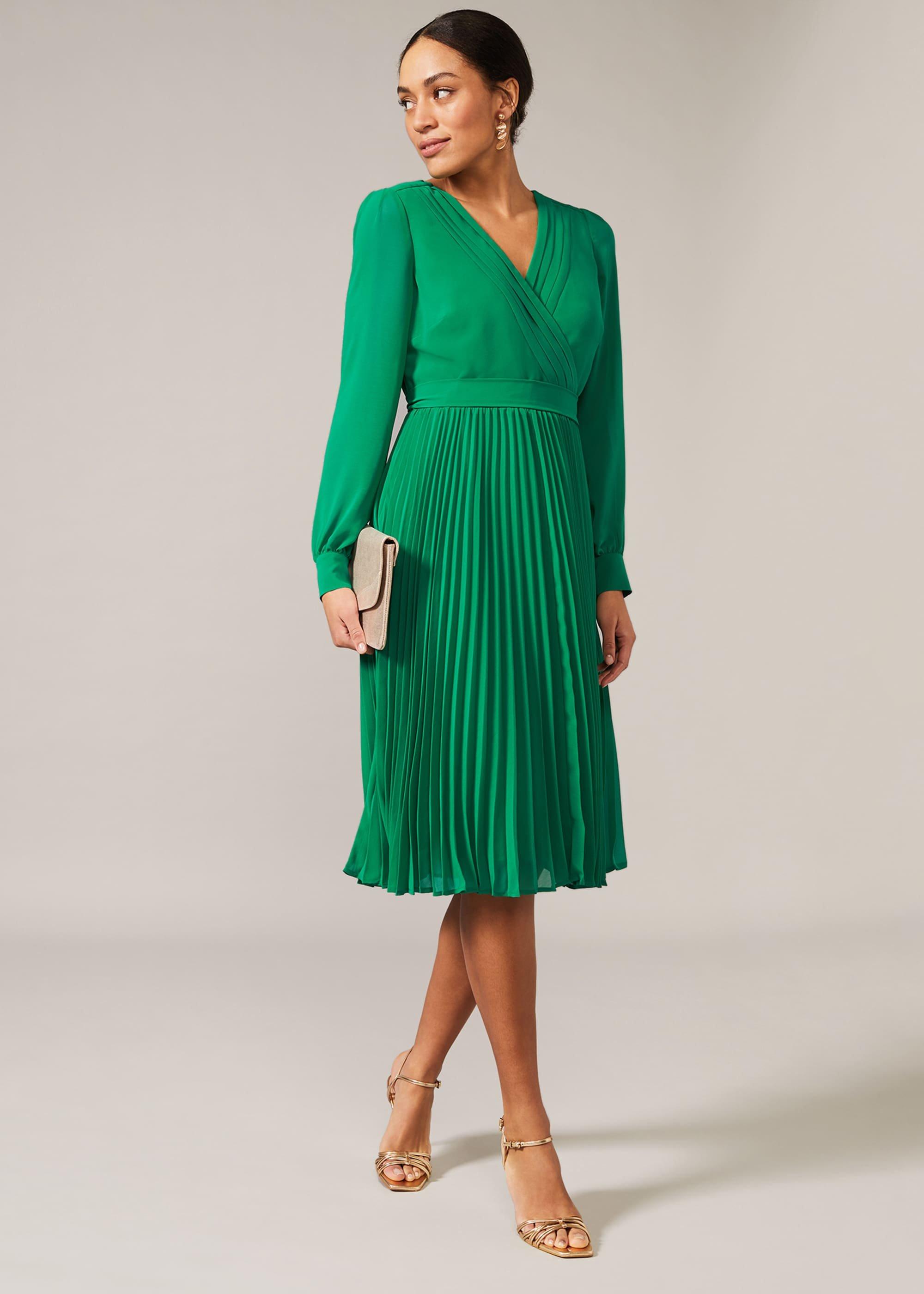 Isadora Pleated Dress