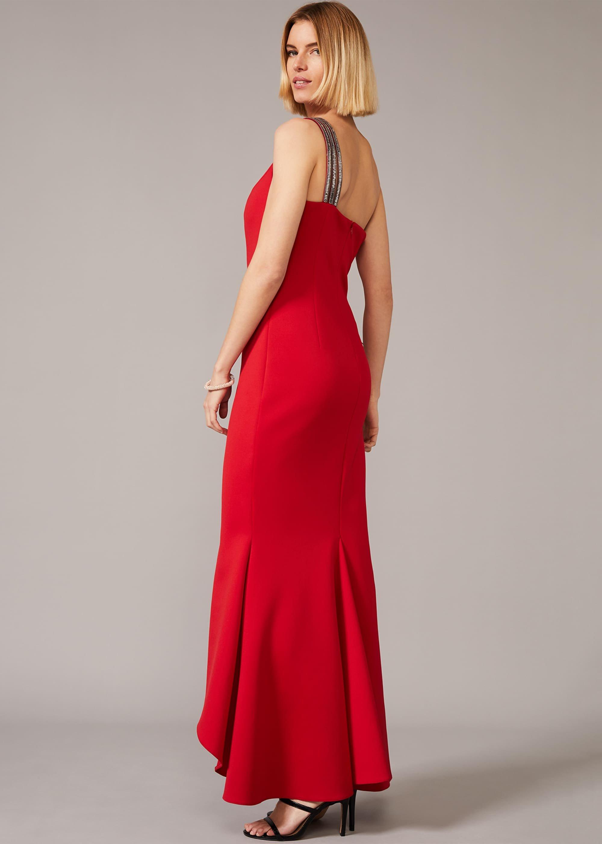 Dahlia One Shouldered Scuba Dress