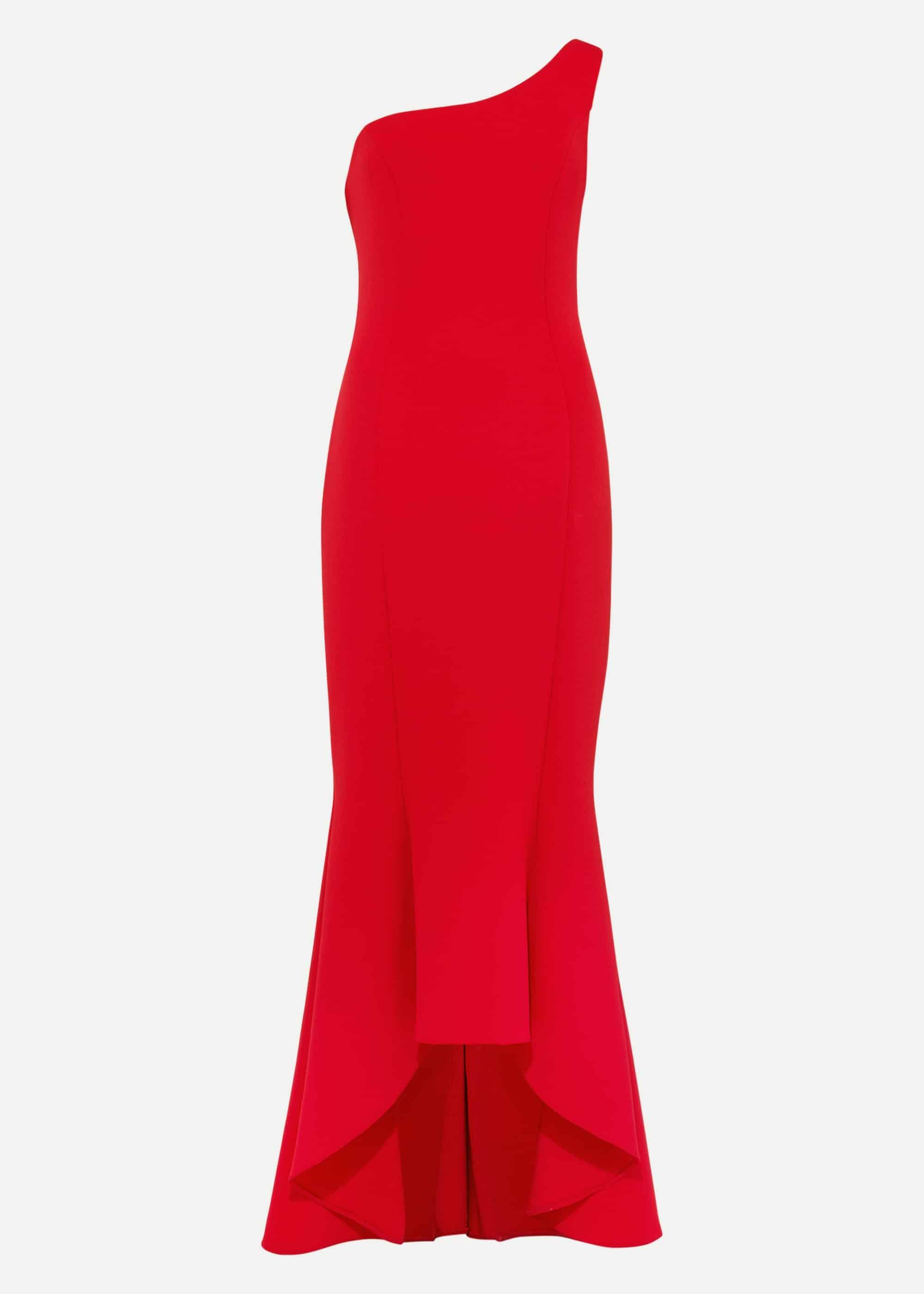 Dahlia One Shouldered Scuba Dress