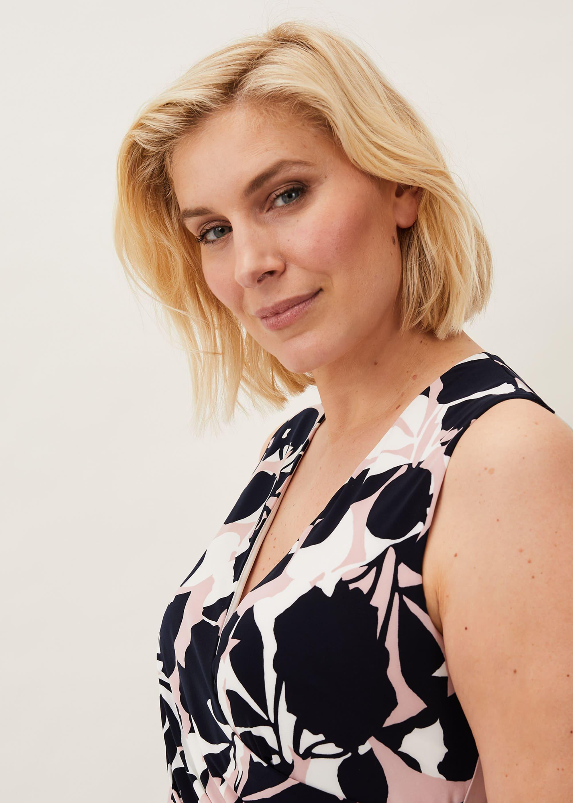 Anoushka Floral Jersey Dress
