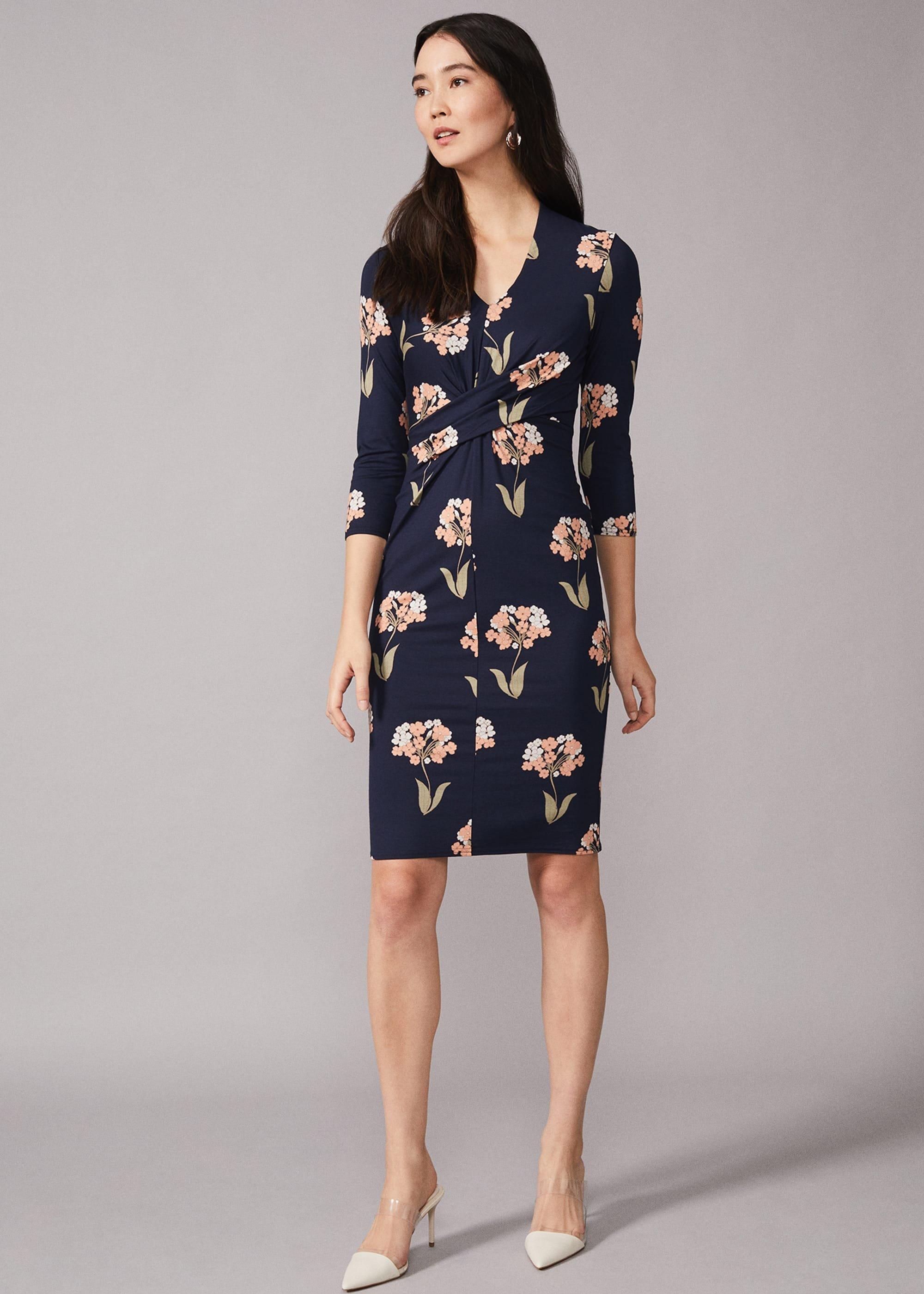 Monica Floral Jersey Dress