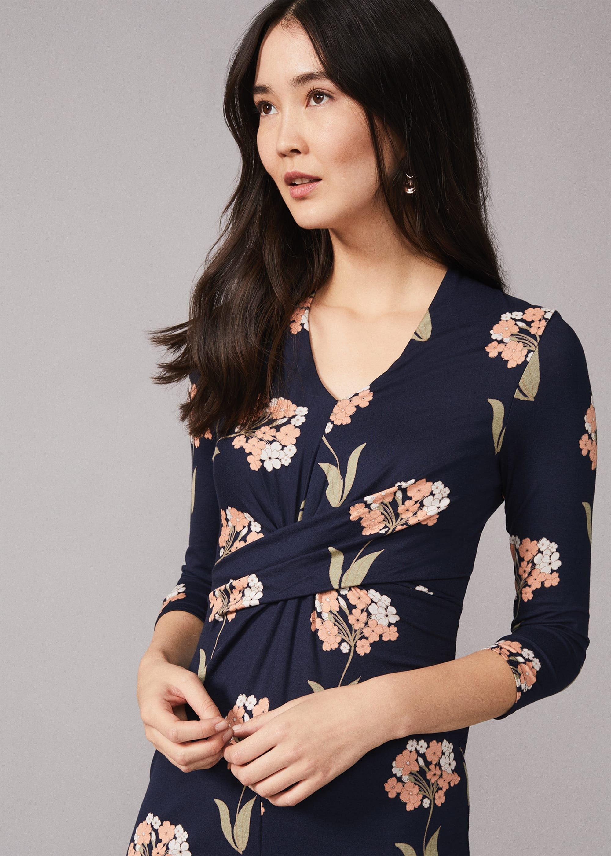 Monica Floral Jersey Dress