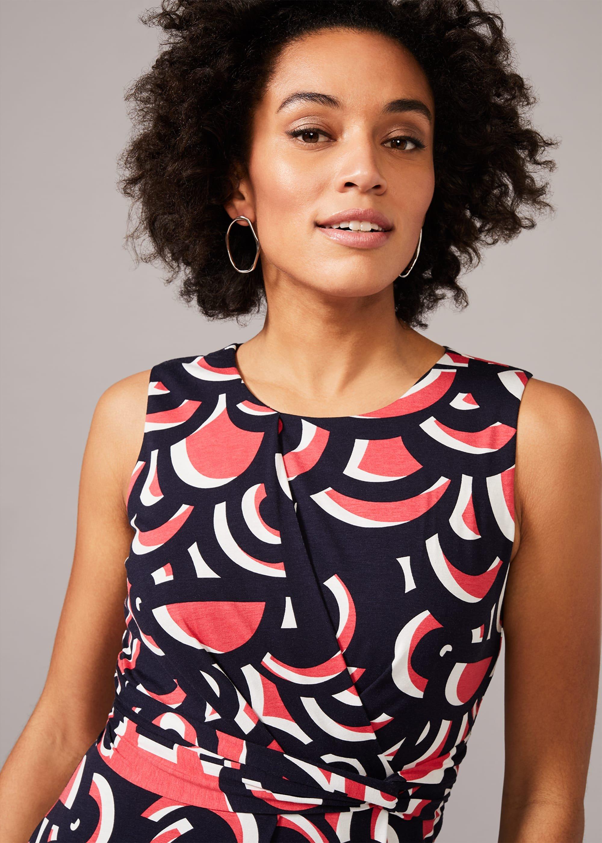 Noriko Swirl Print Maxi Dress