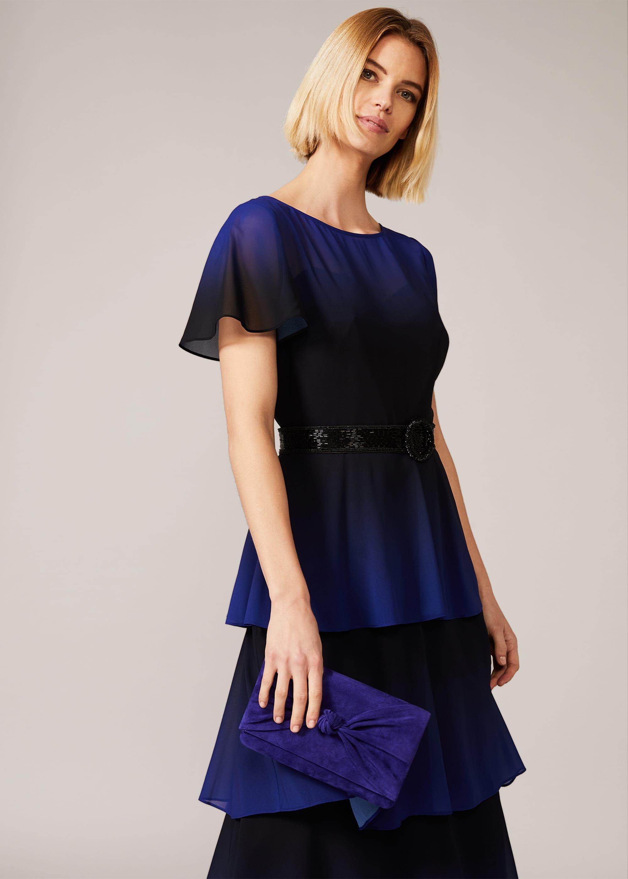Rosalie Dipdye Tiered Dress