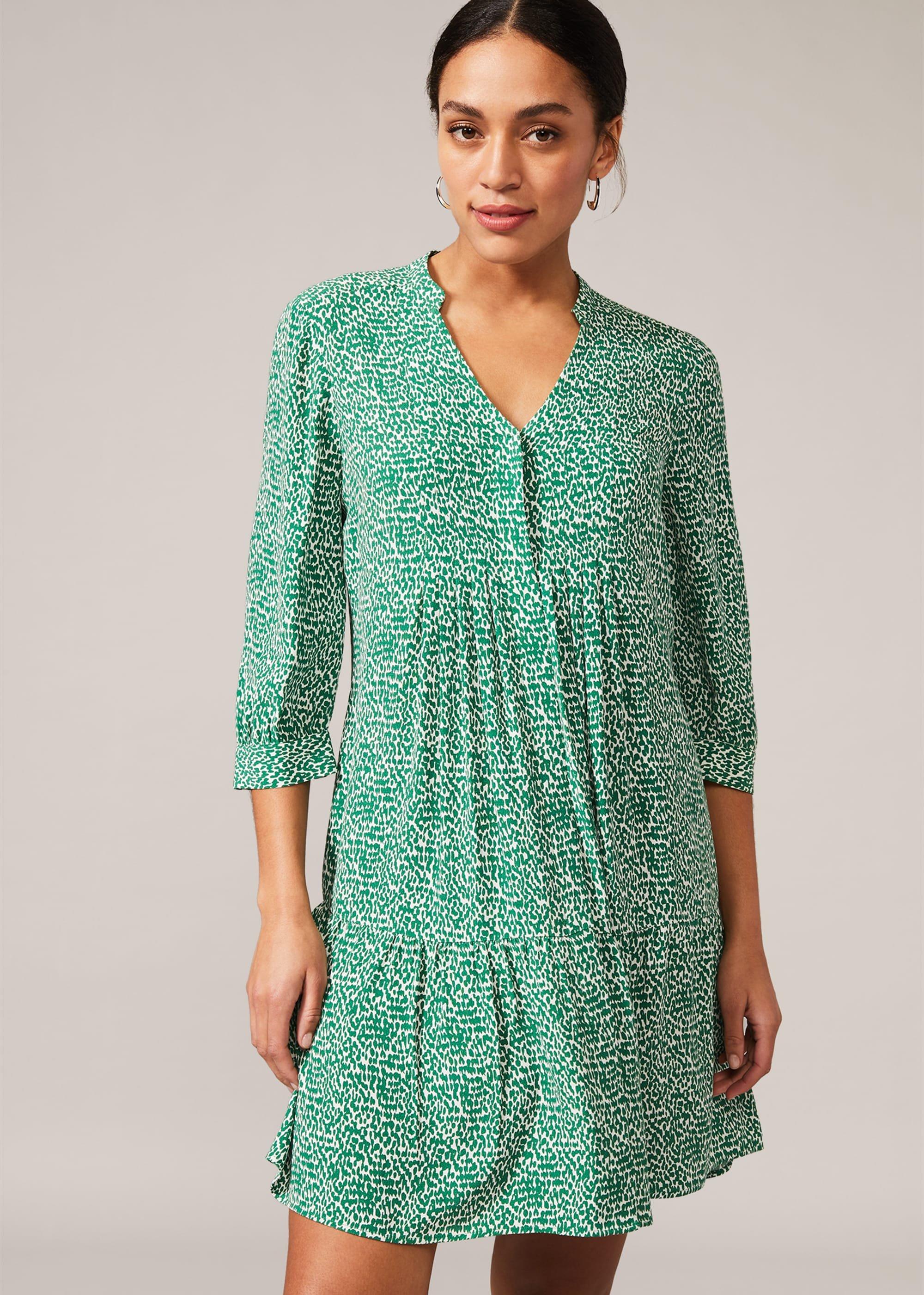 Penele Ditsy Swing Dress