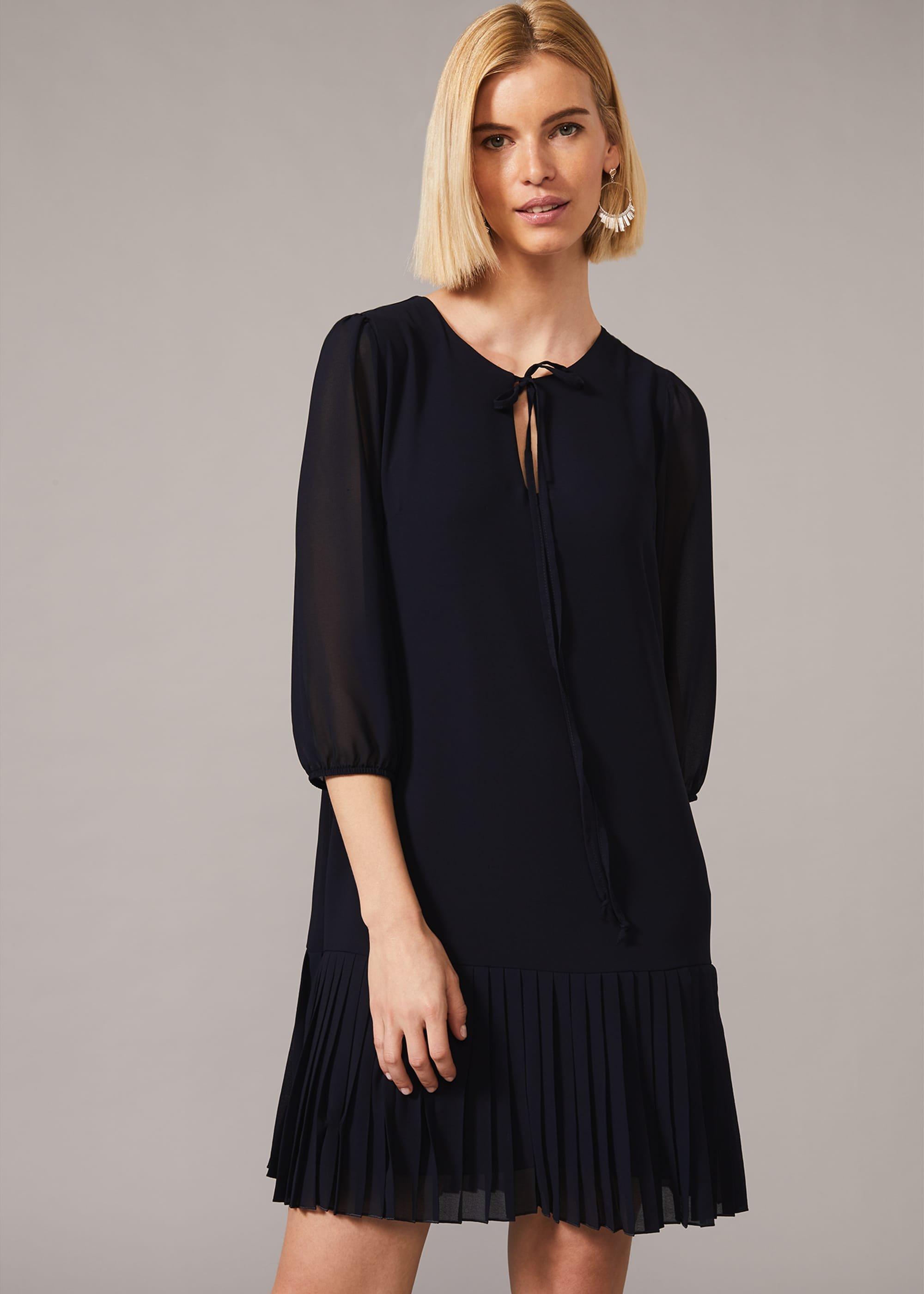 Maisie Pleated Swing Dress