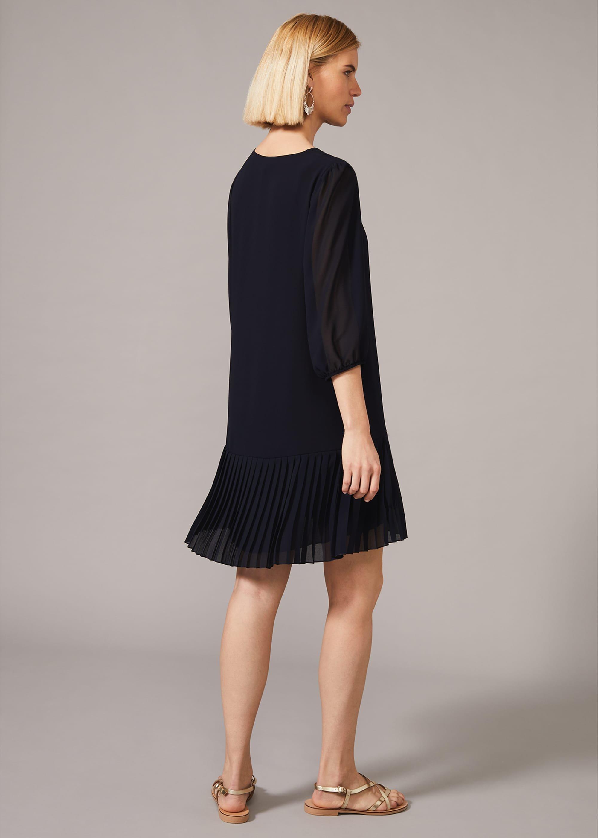 Maisie Pleated Swing Dress