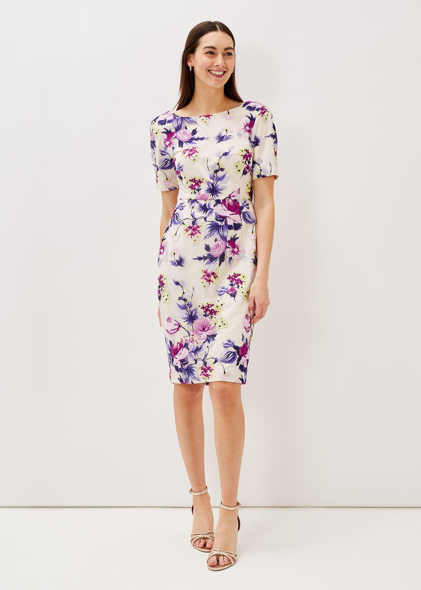 Lenora Embroidered Dress