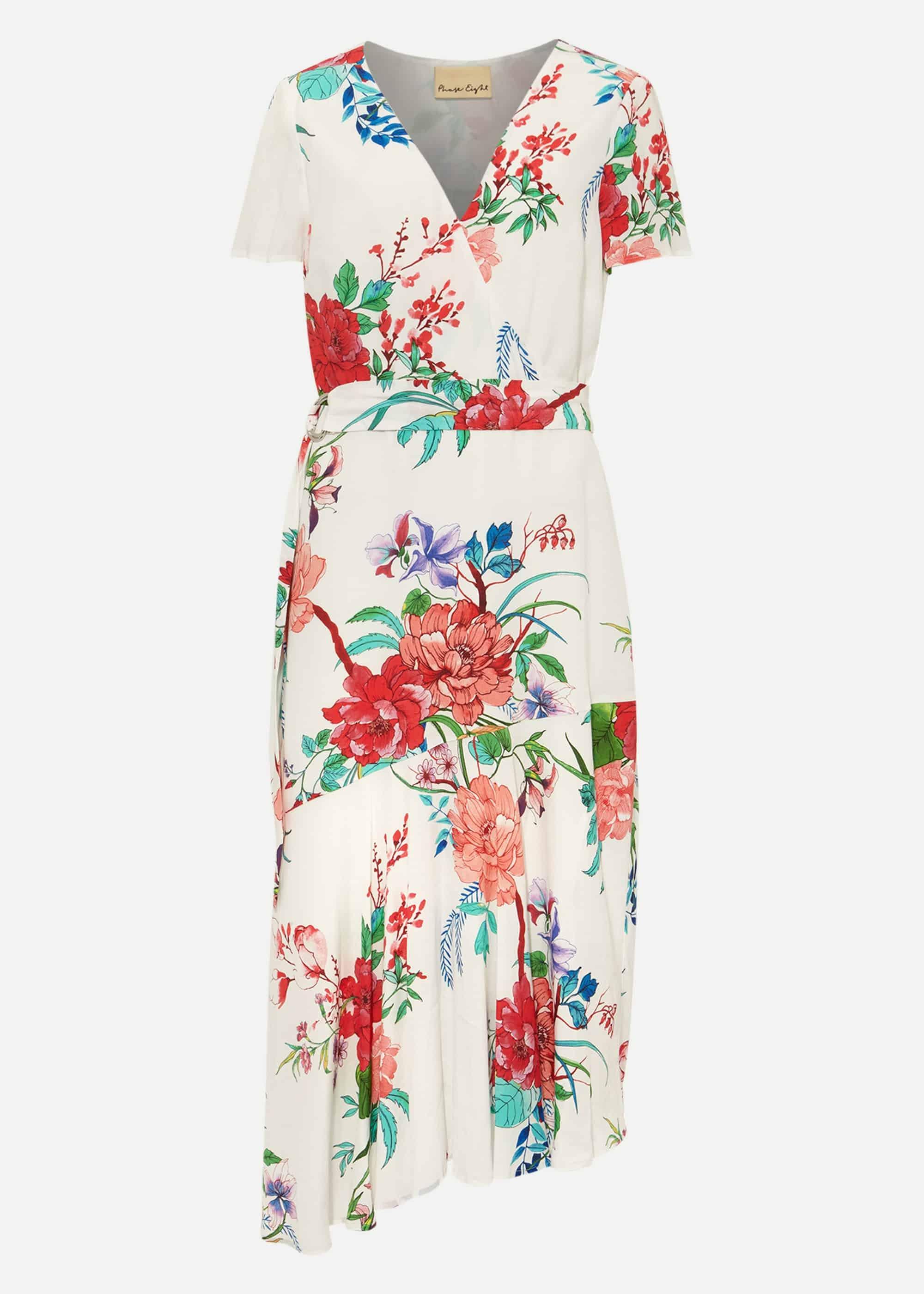 Evadine Floral Tea Dress