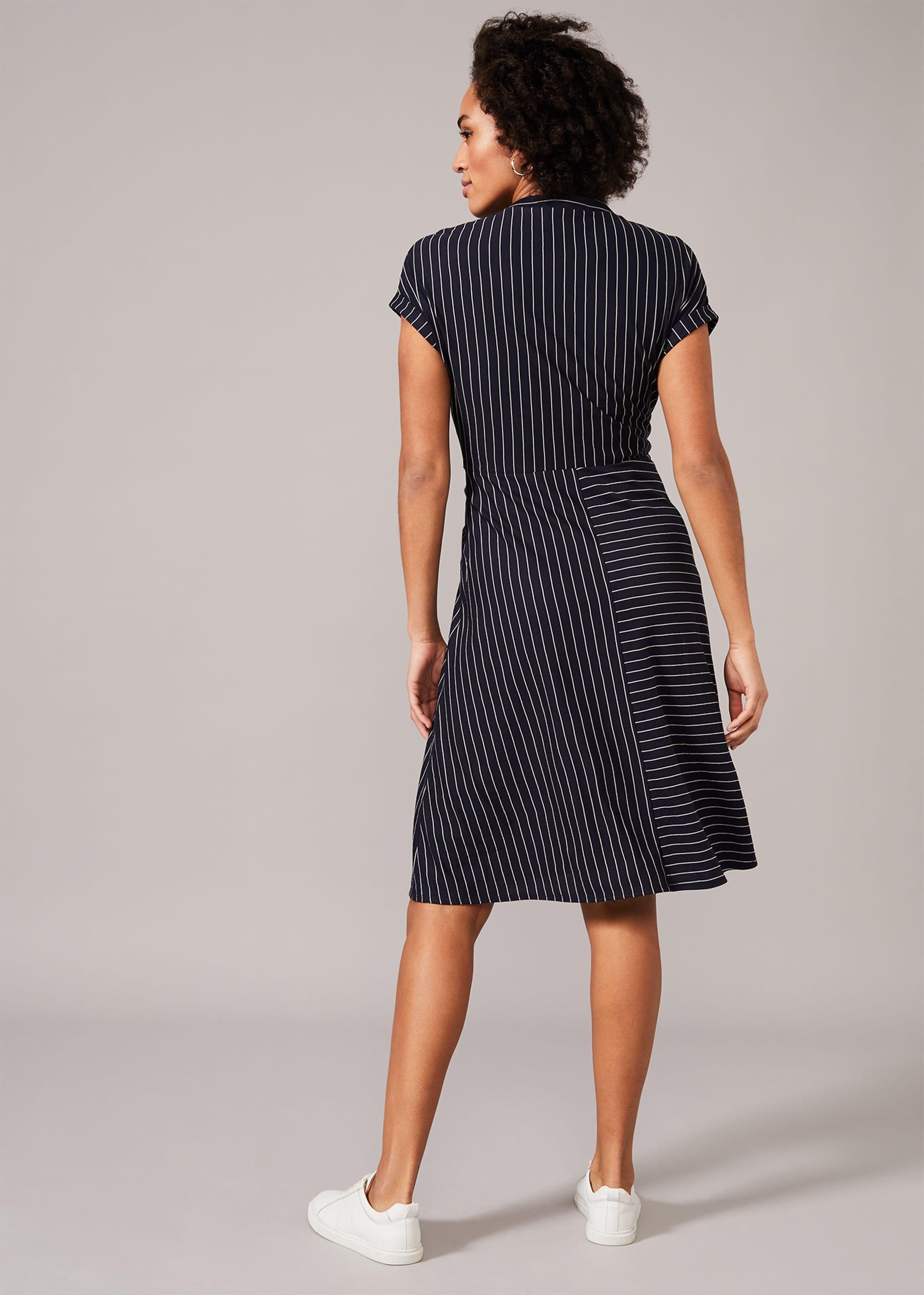 Sierra Stripe Tie Waist Dress