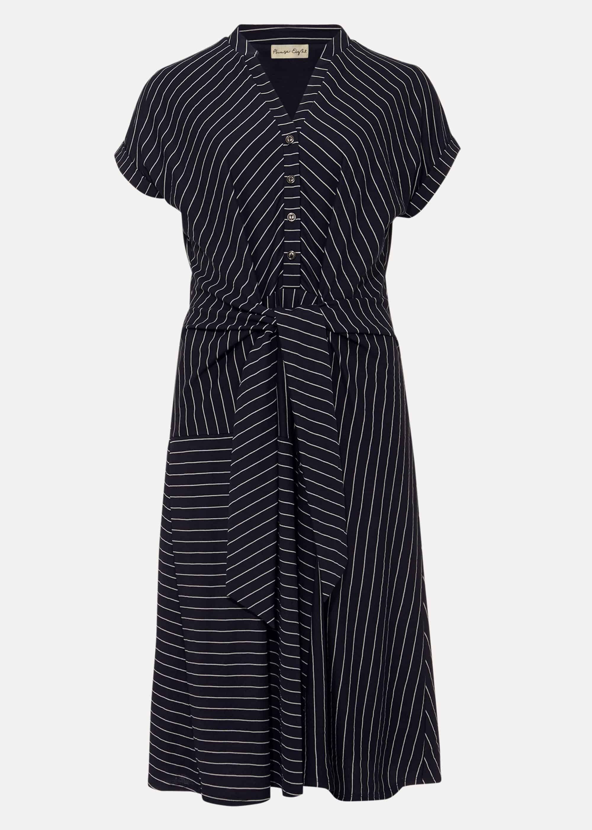 Sierra Stripe Tie Waist Dress