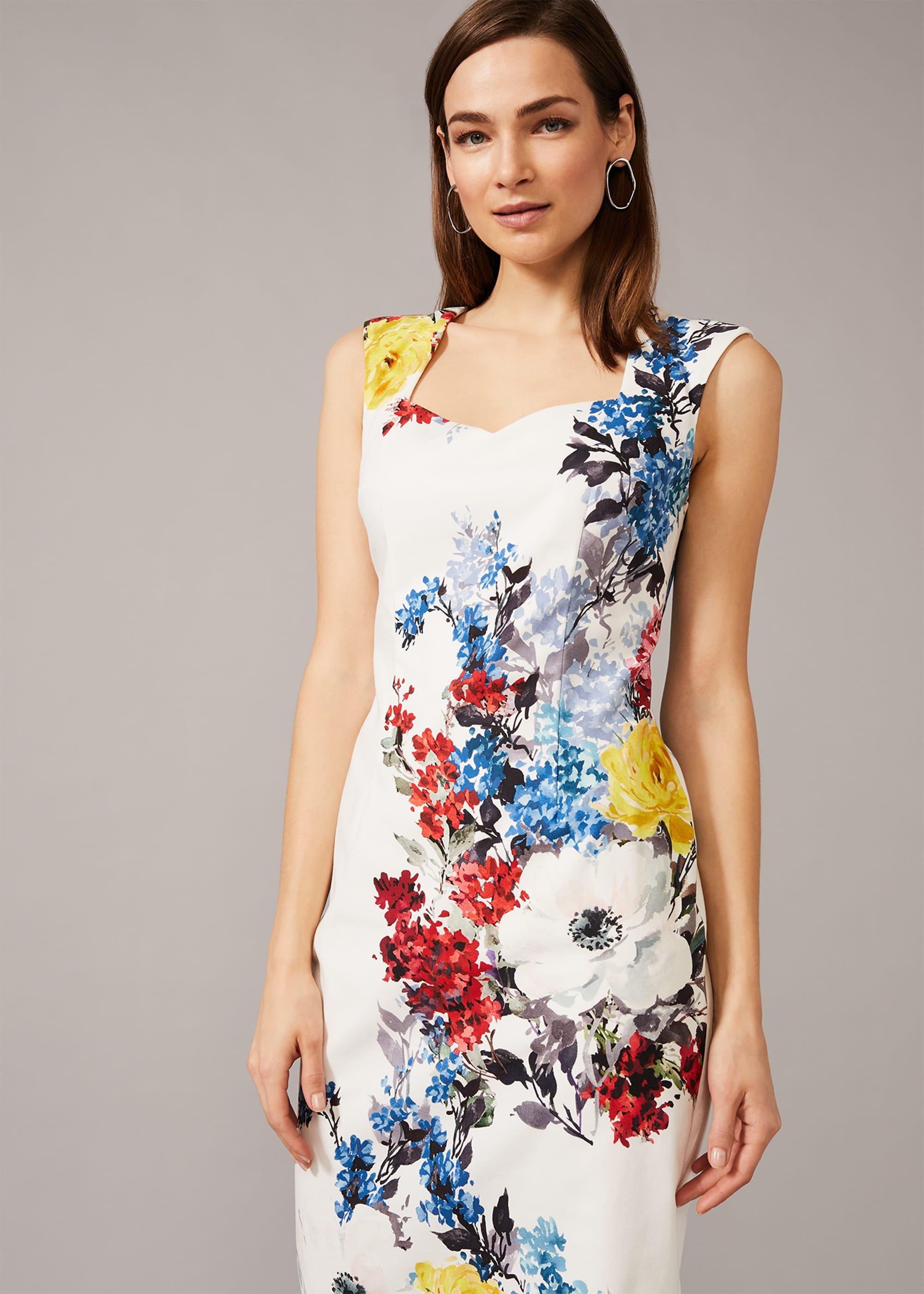 Keshena Floral Fitted Dress
