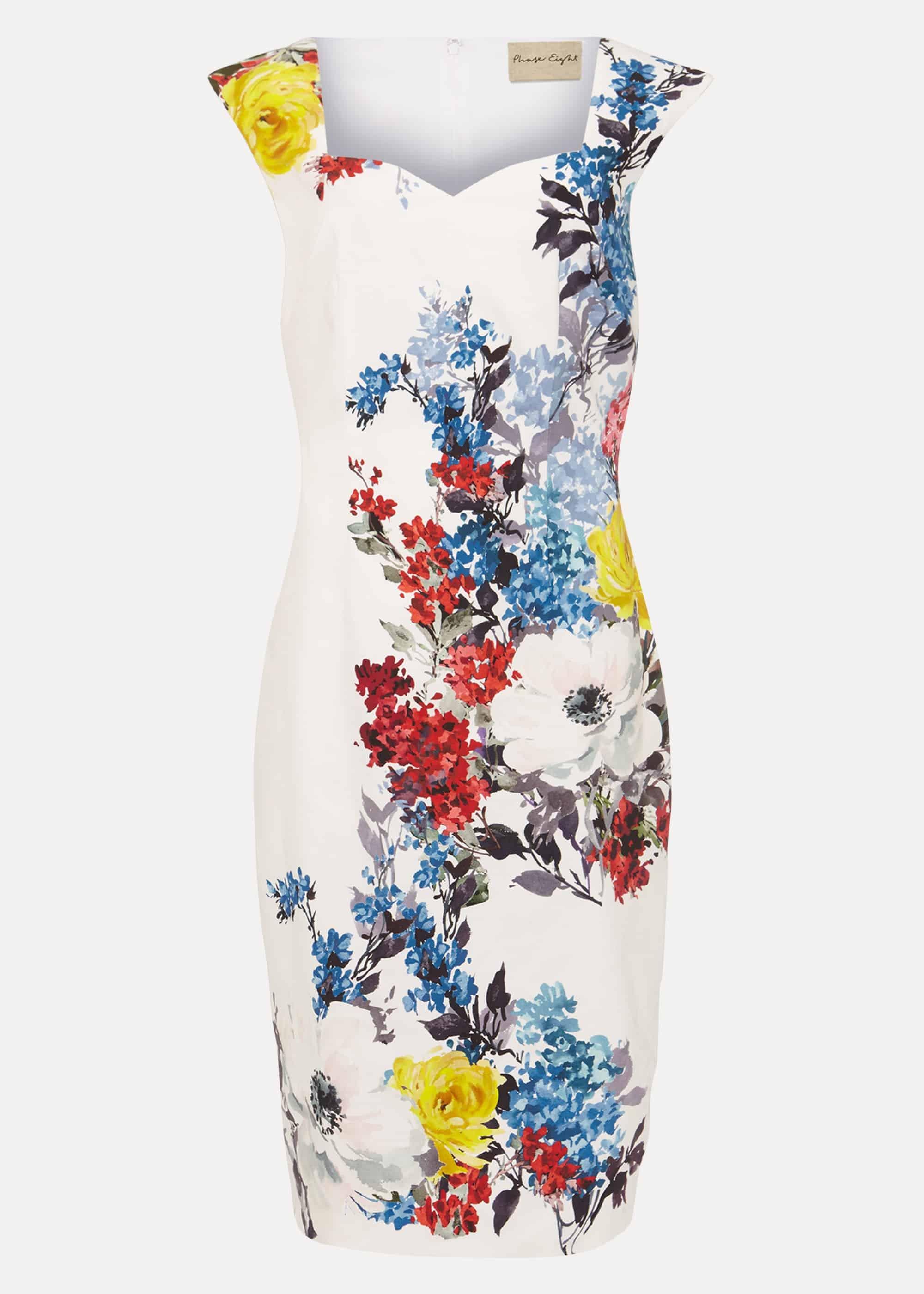 Keshena Floral Fitted Dress