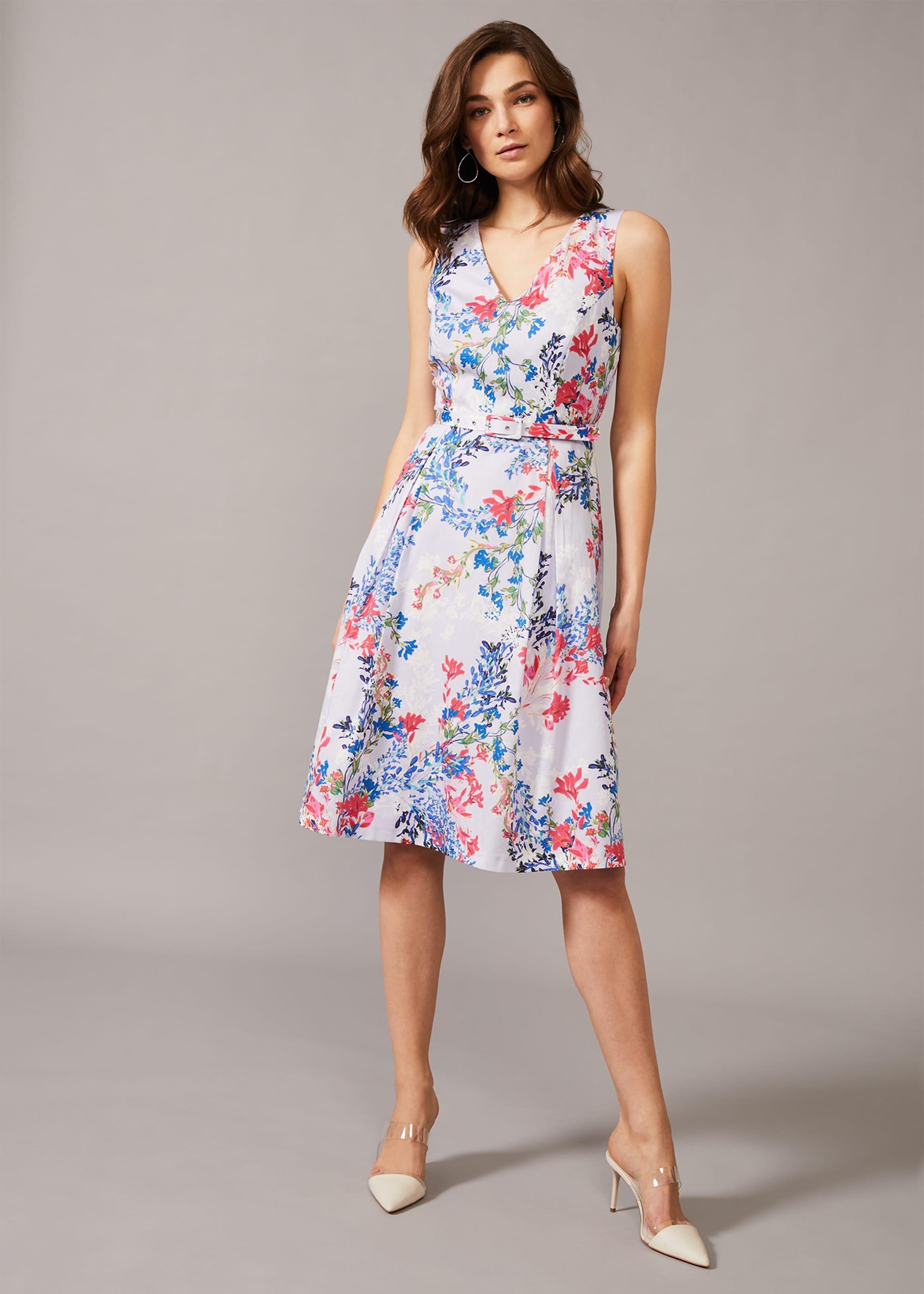 Robbie Floral Fit And Flare Dress