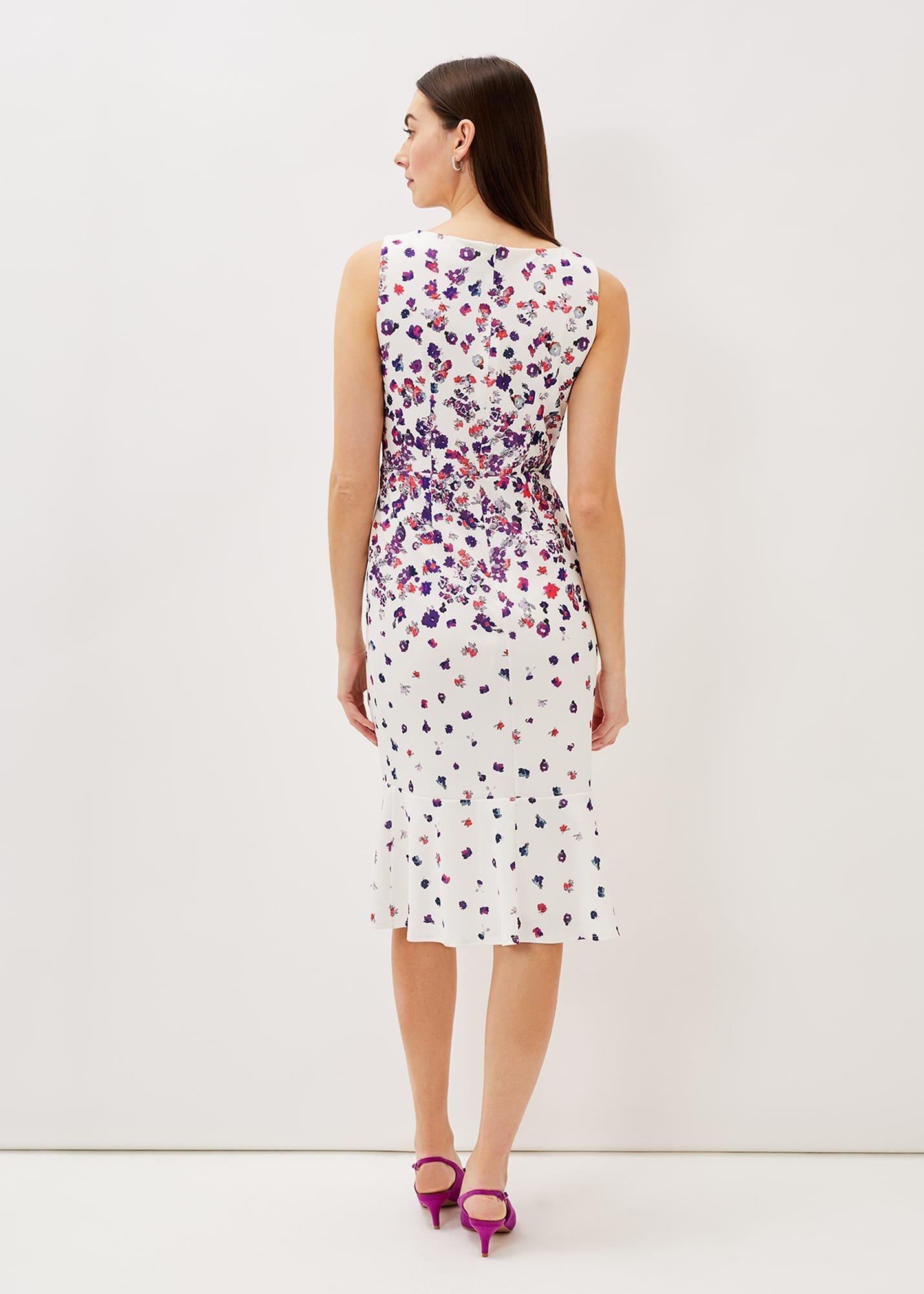Dahlia Ditsy Floral Fitted Dress