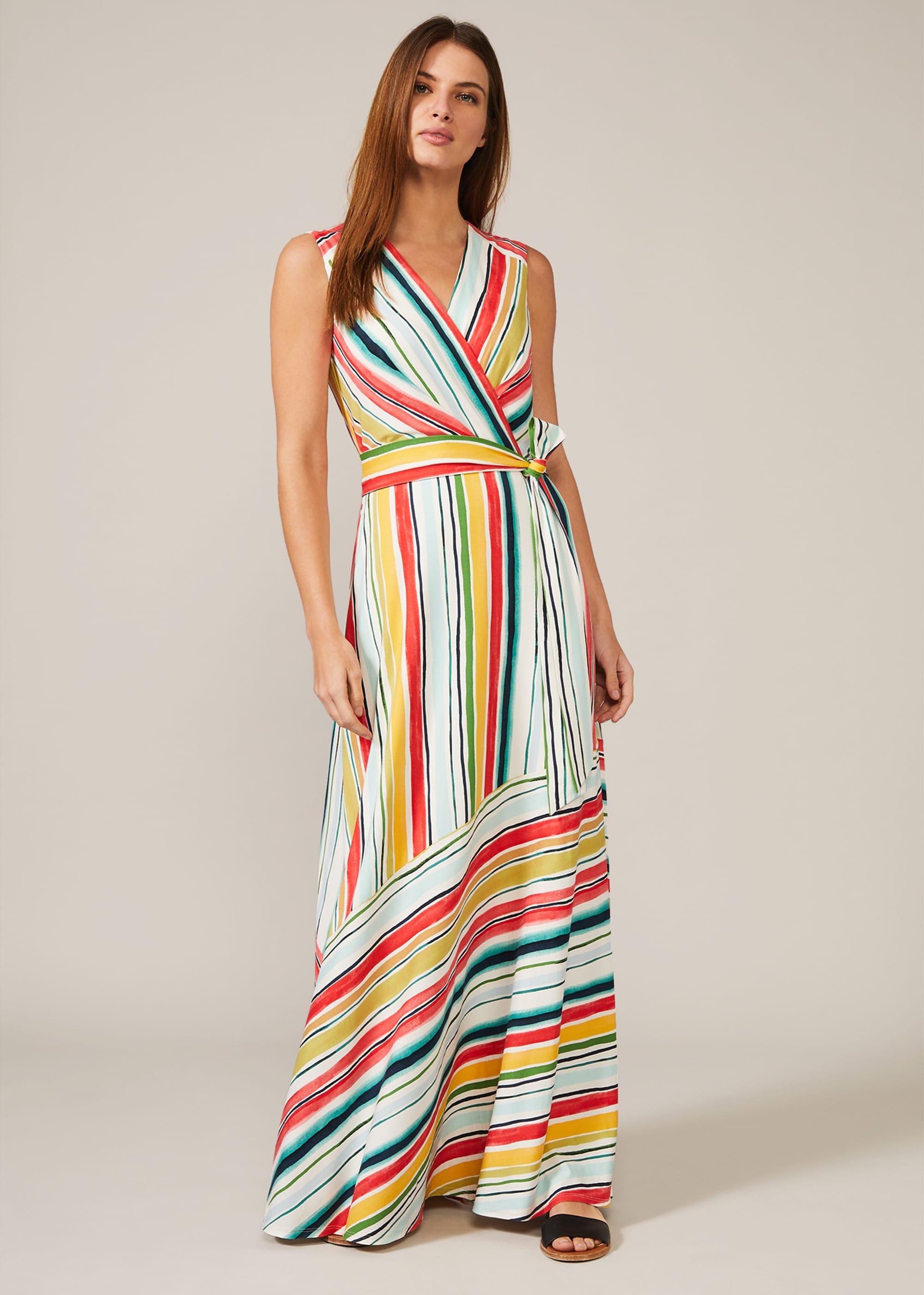 Mari Stripe Maxi Dress