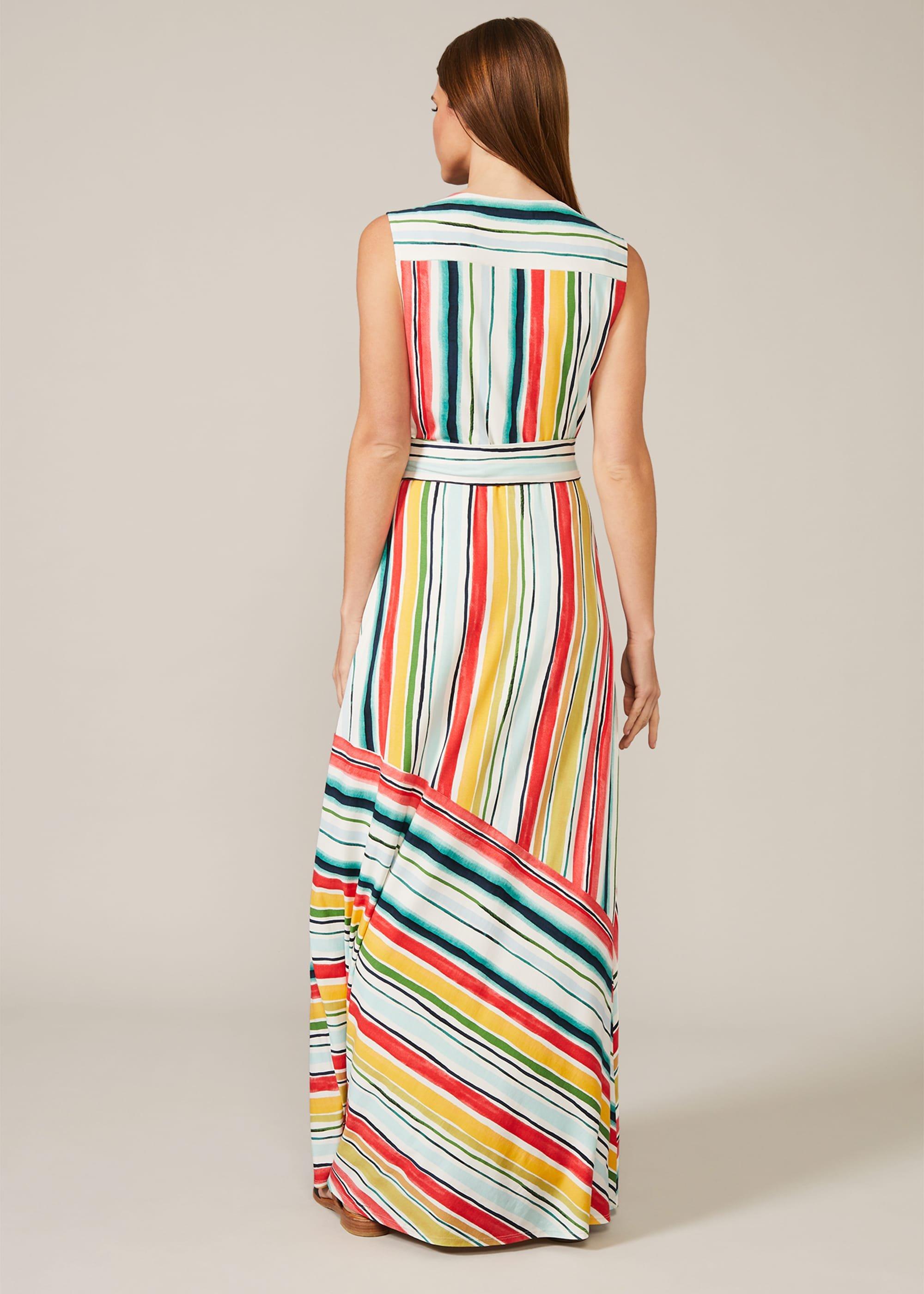 Mari Stripe Maxi Dress