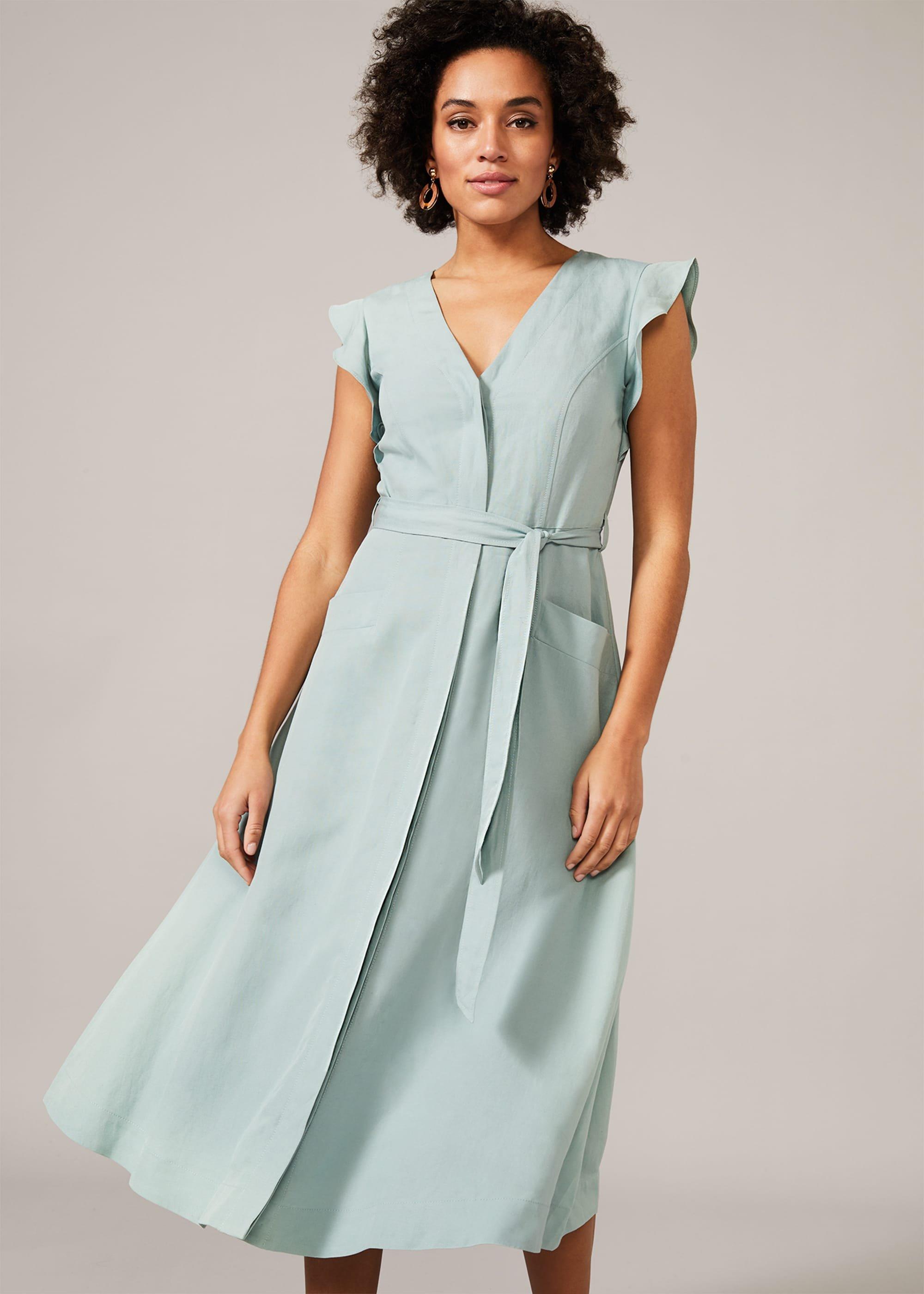 Tallie Linen Blend Dress