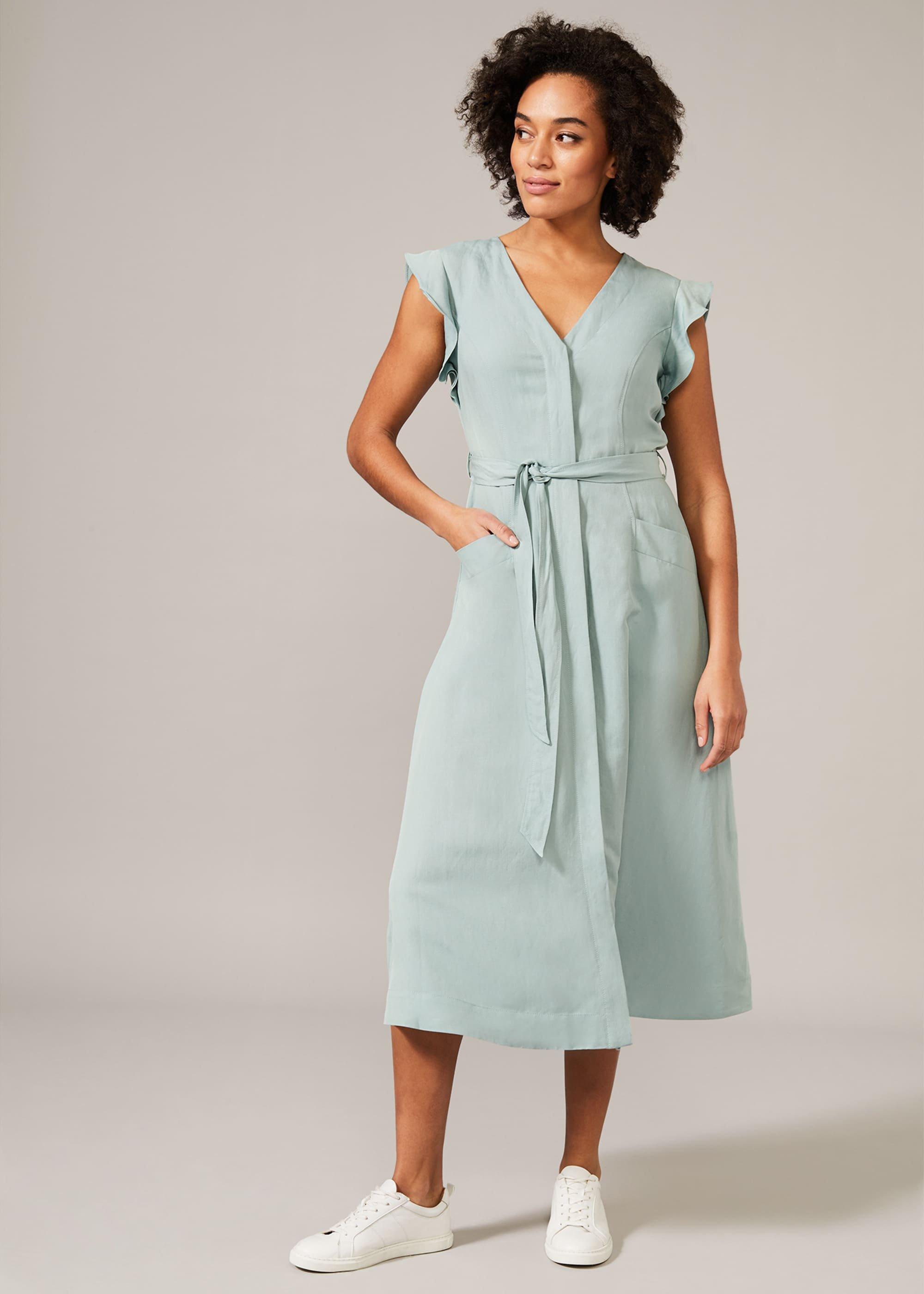 Tallie Linen Blend Dress