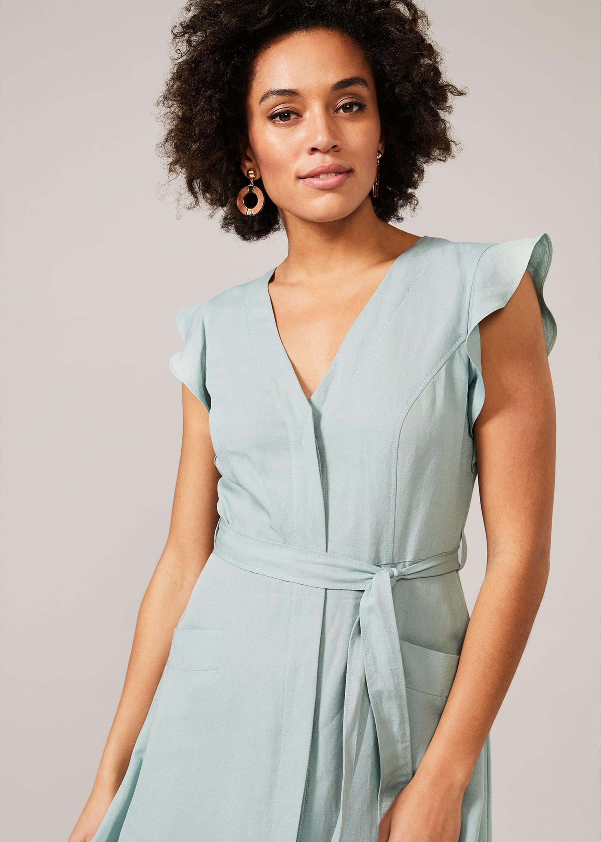 Tallie Linen Blend Dress