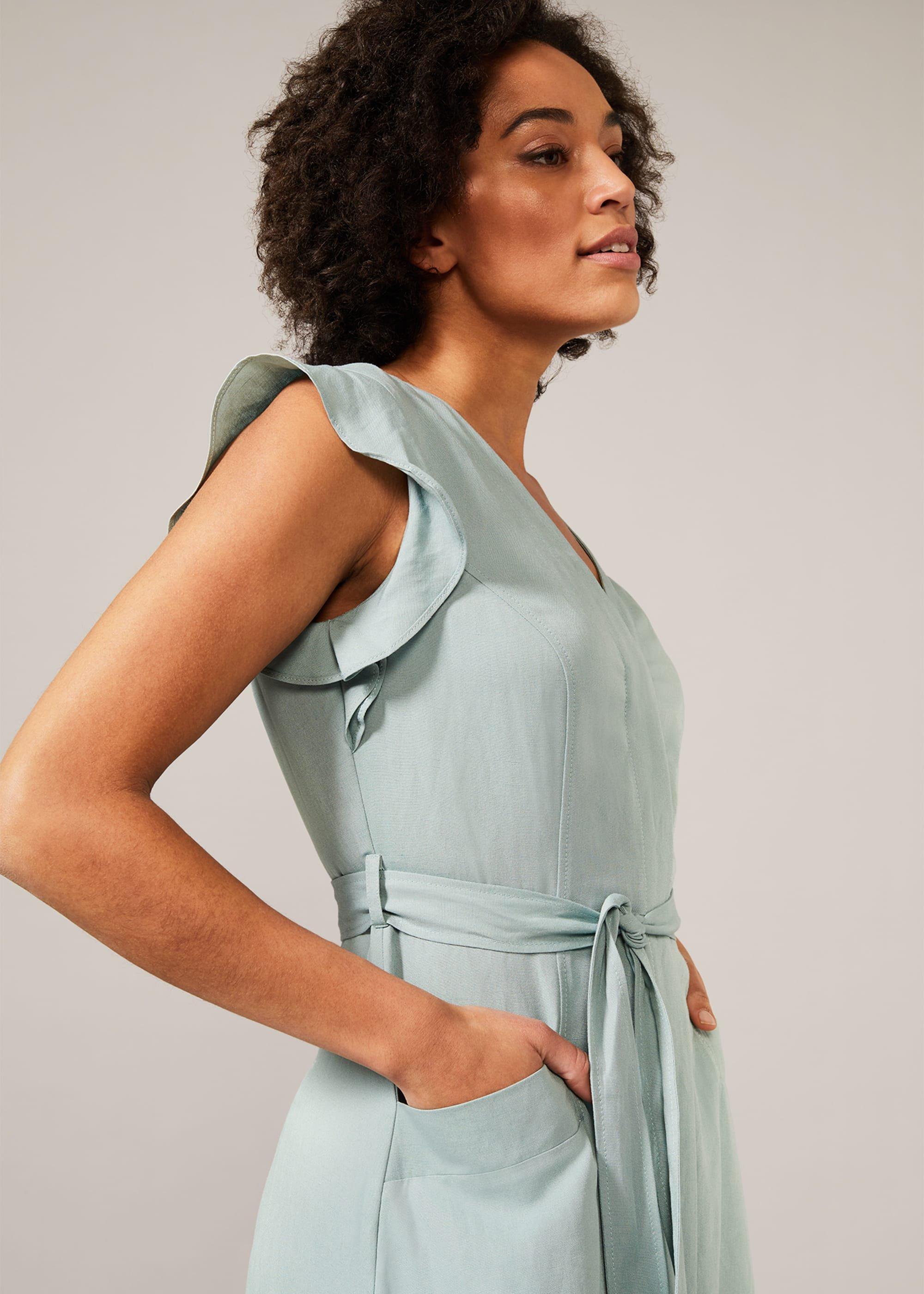 Tallie Linen Blend Dress