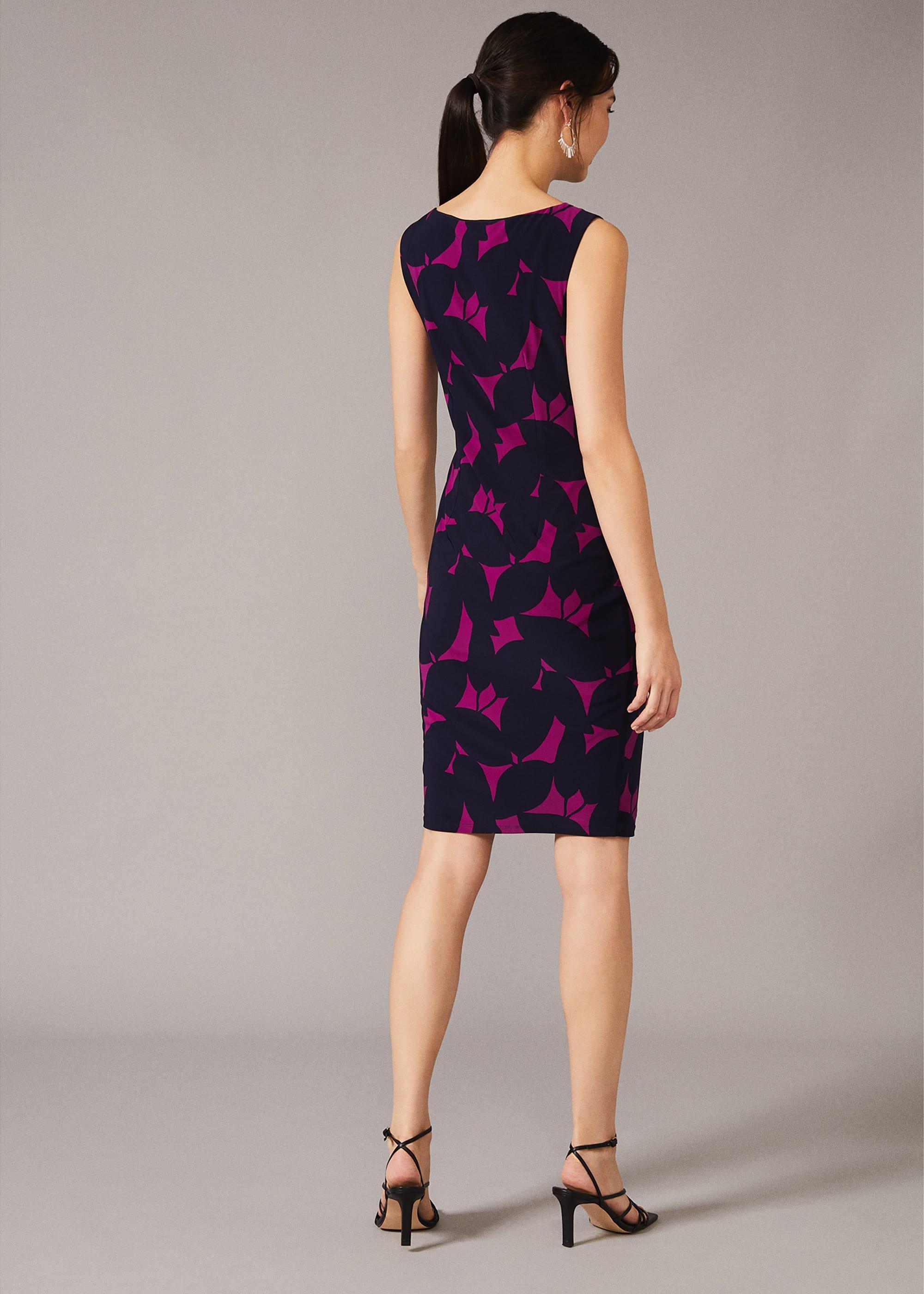 Giselle Leaf Print Dress