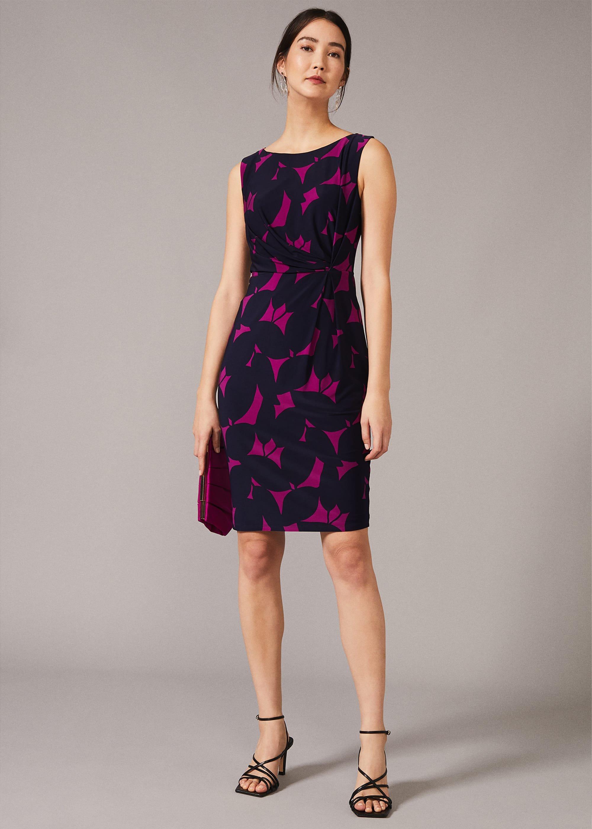 Giselle Leaf Print Dress