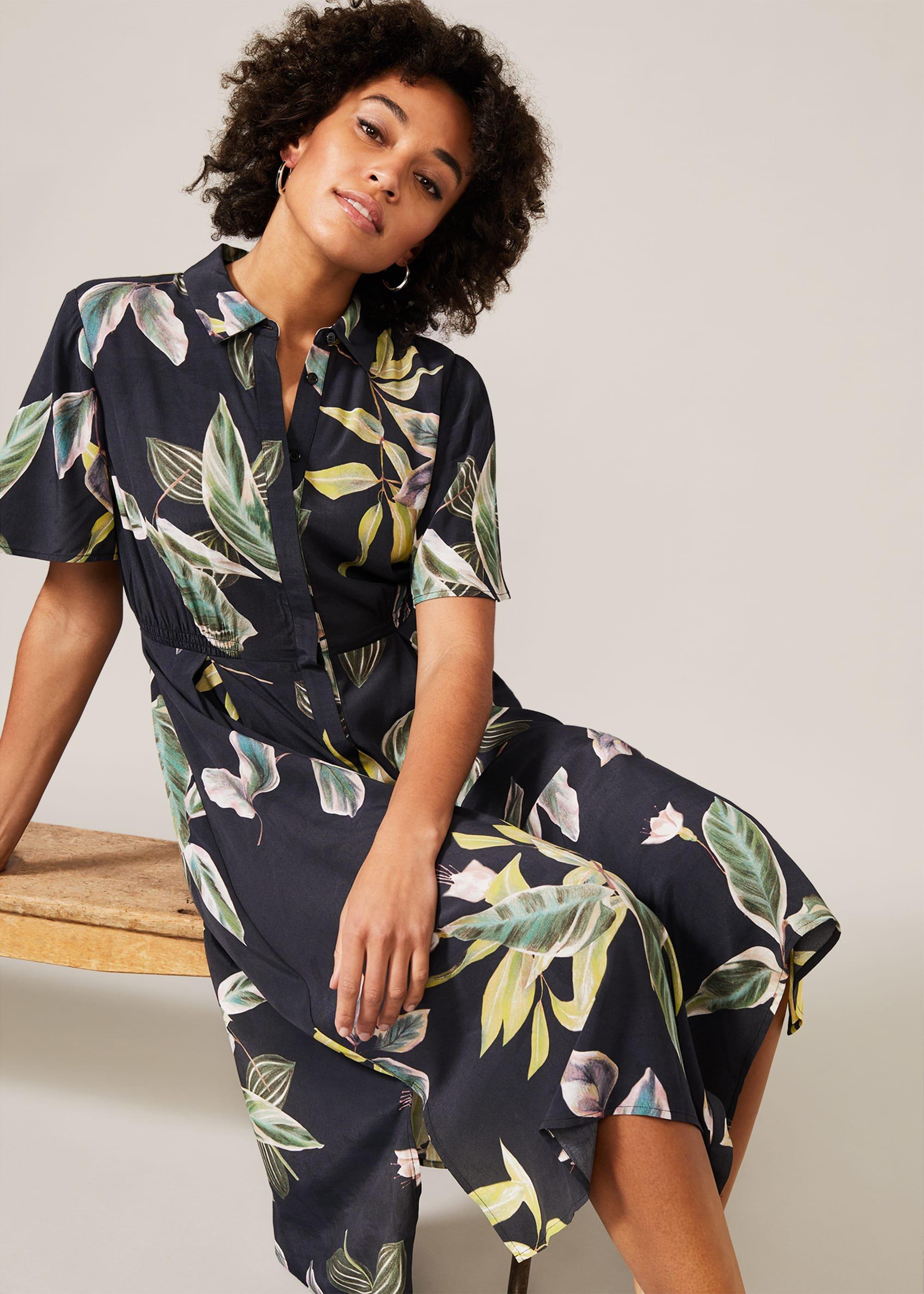Hermy Floral Shirt Dress