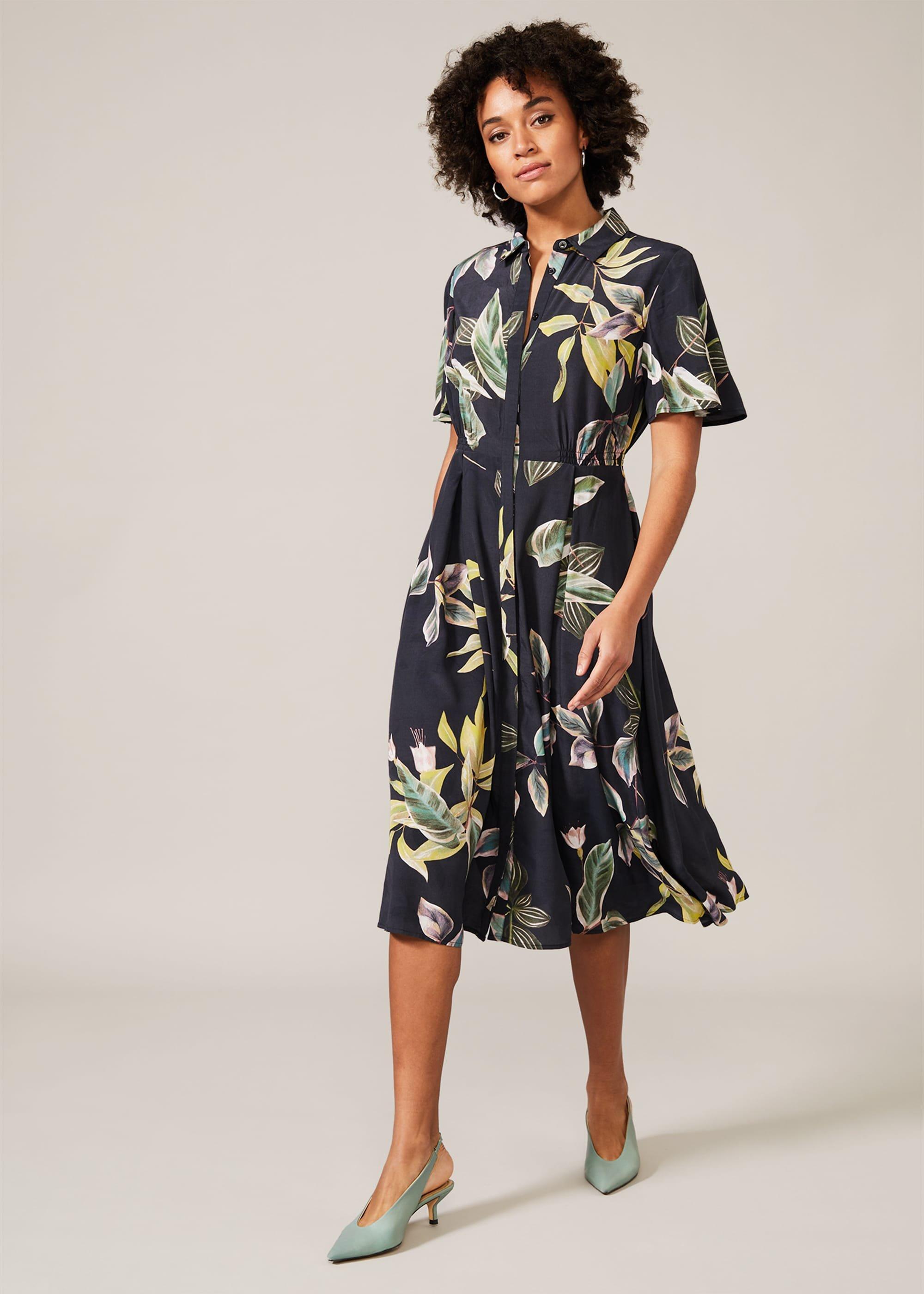 Hermy Floral Shirt Dress