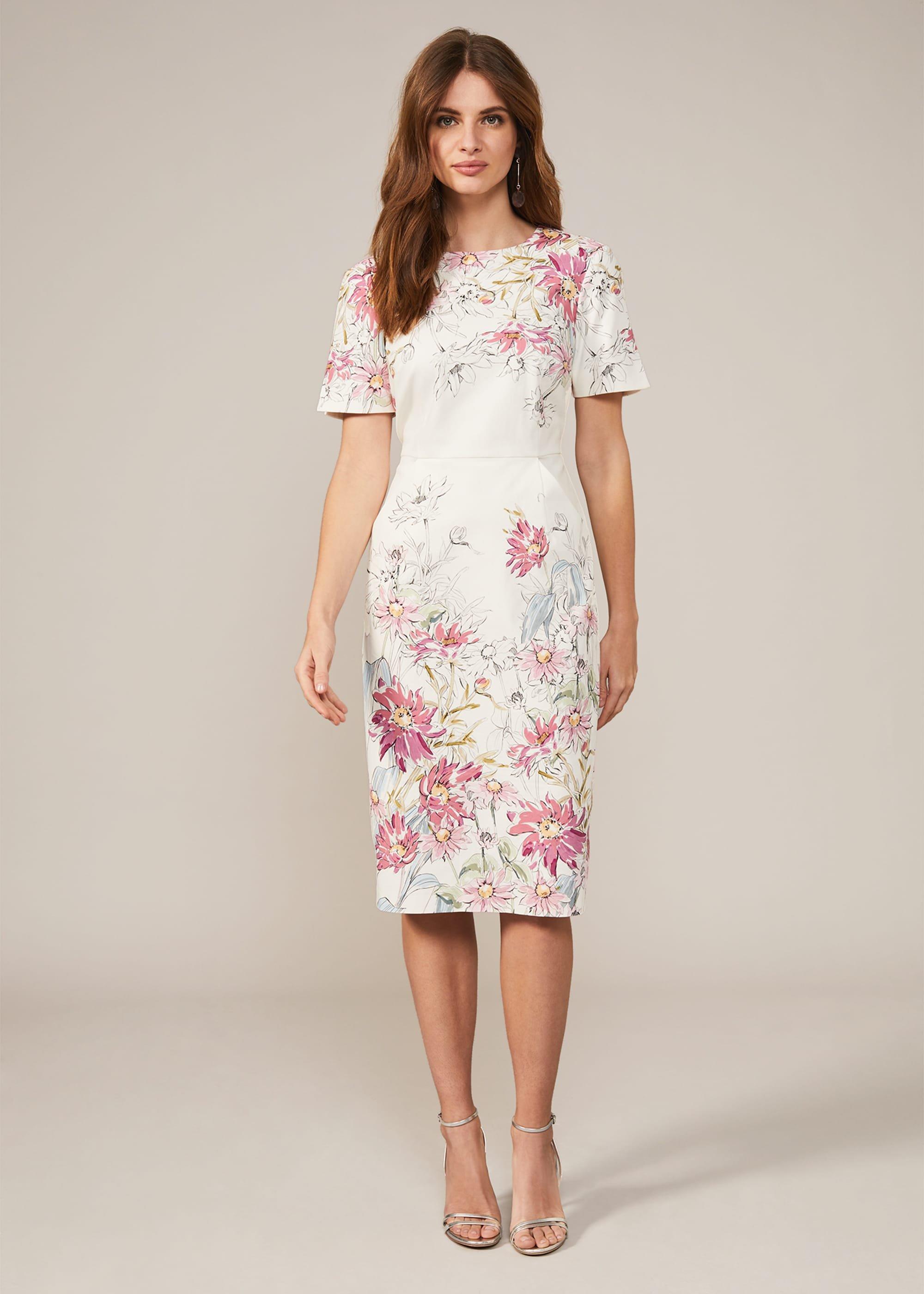 Marie Floral Fitted Dress