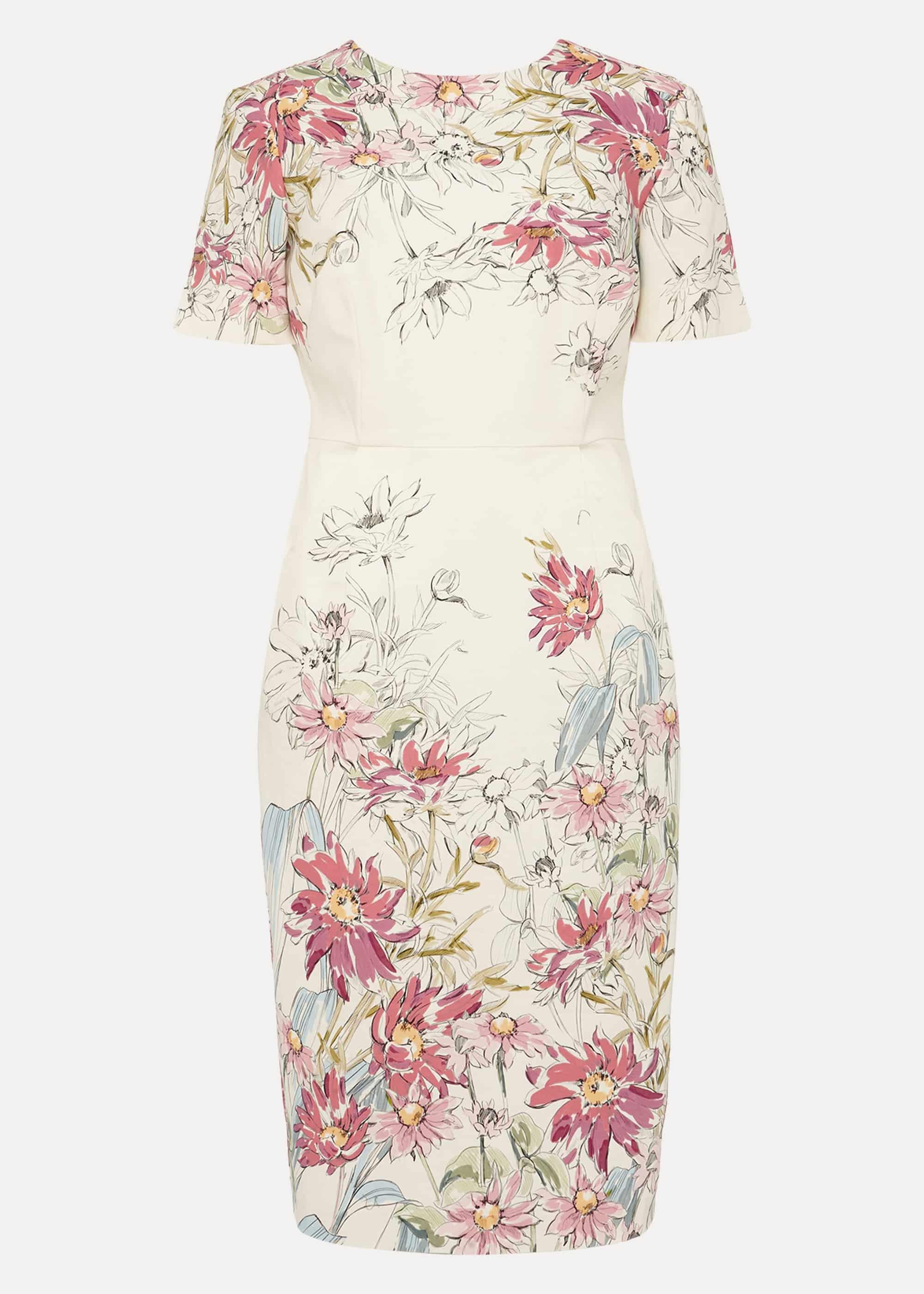 Marie Floral Fitted Dress