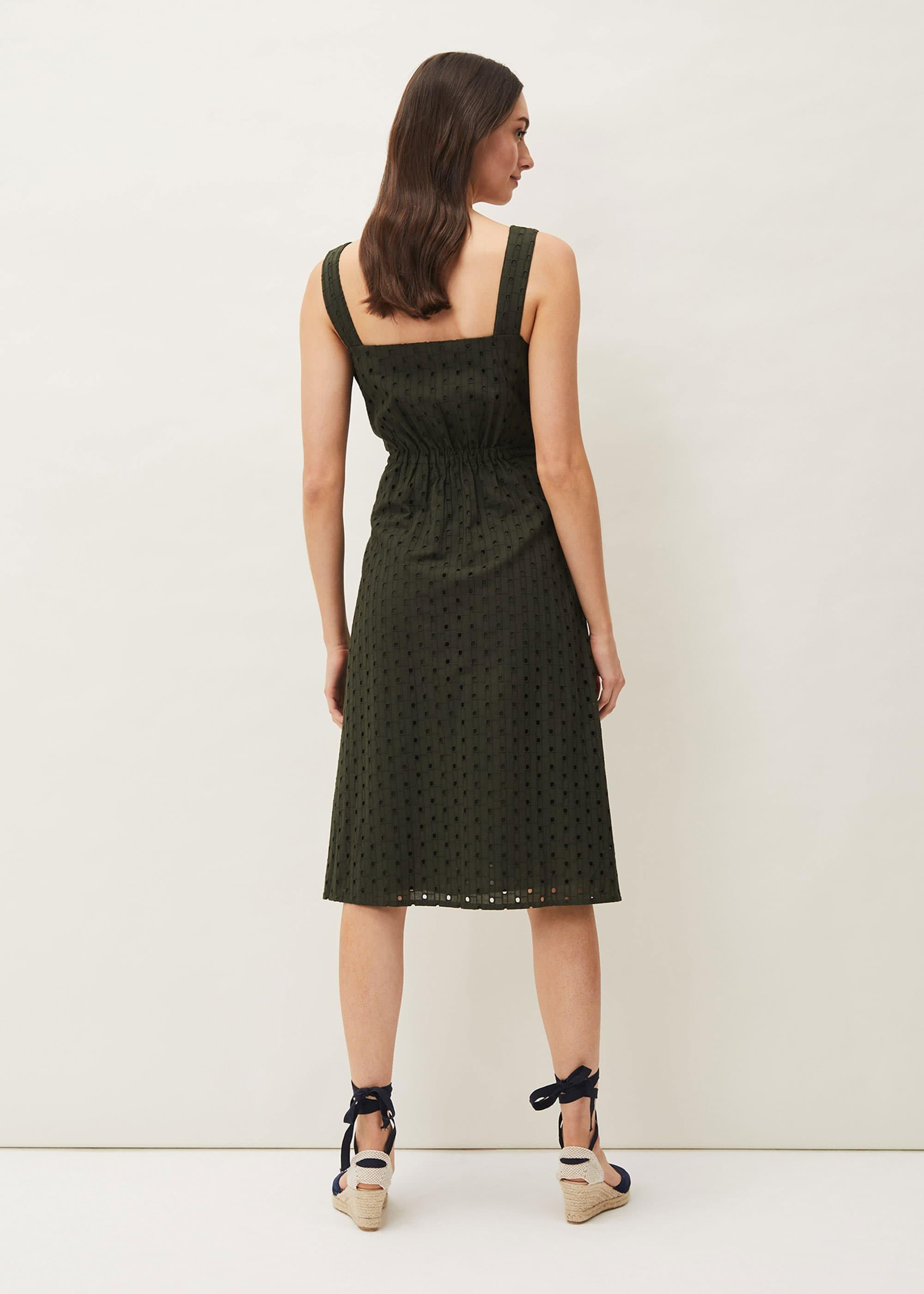 Olymea Broderie Dress