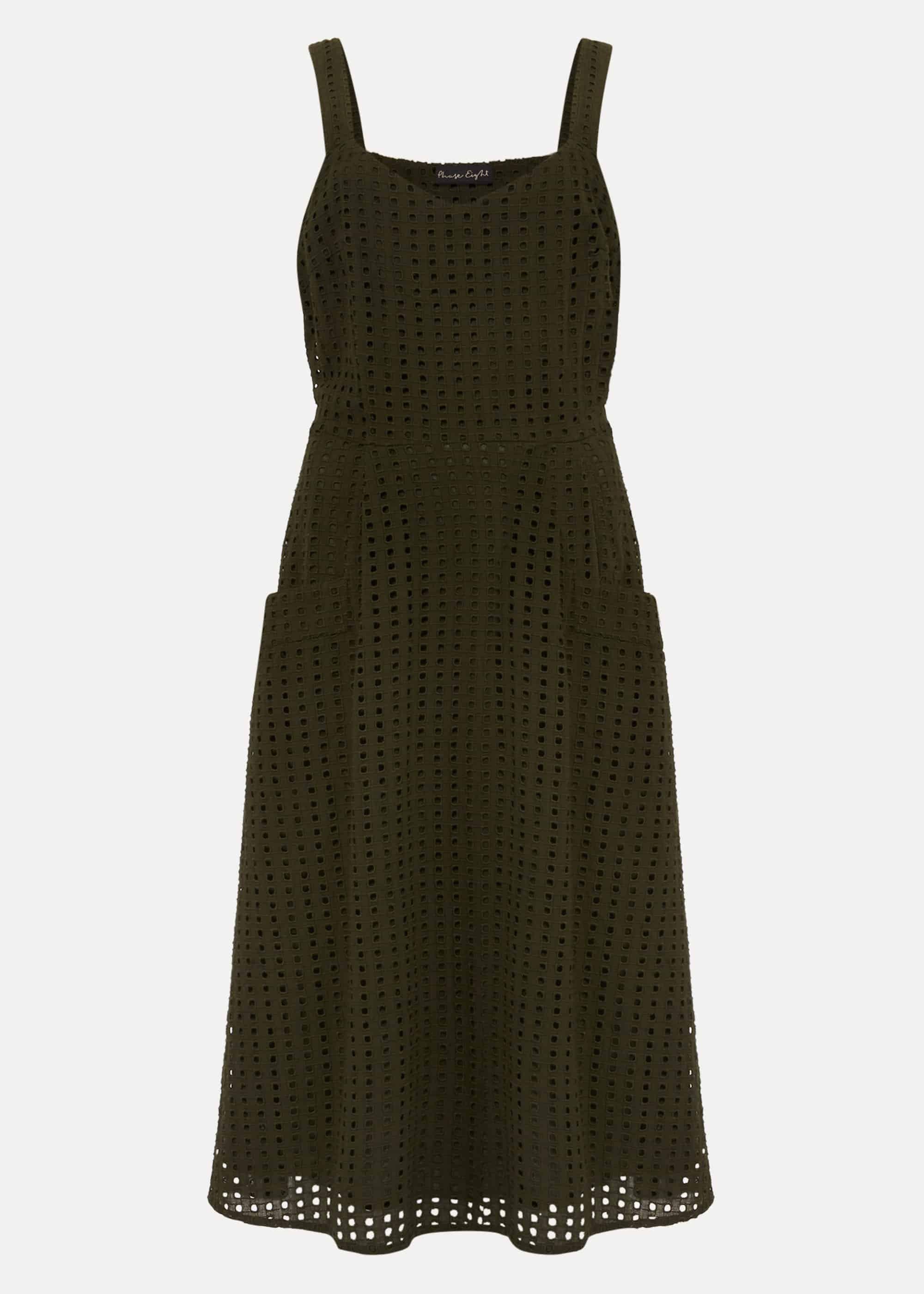 Olymea Broderie Dress