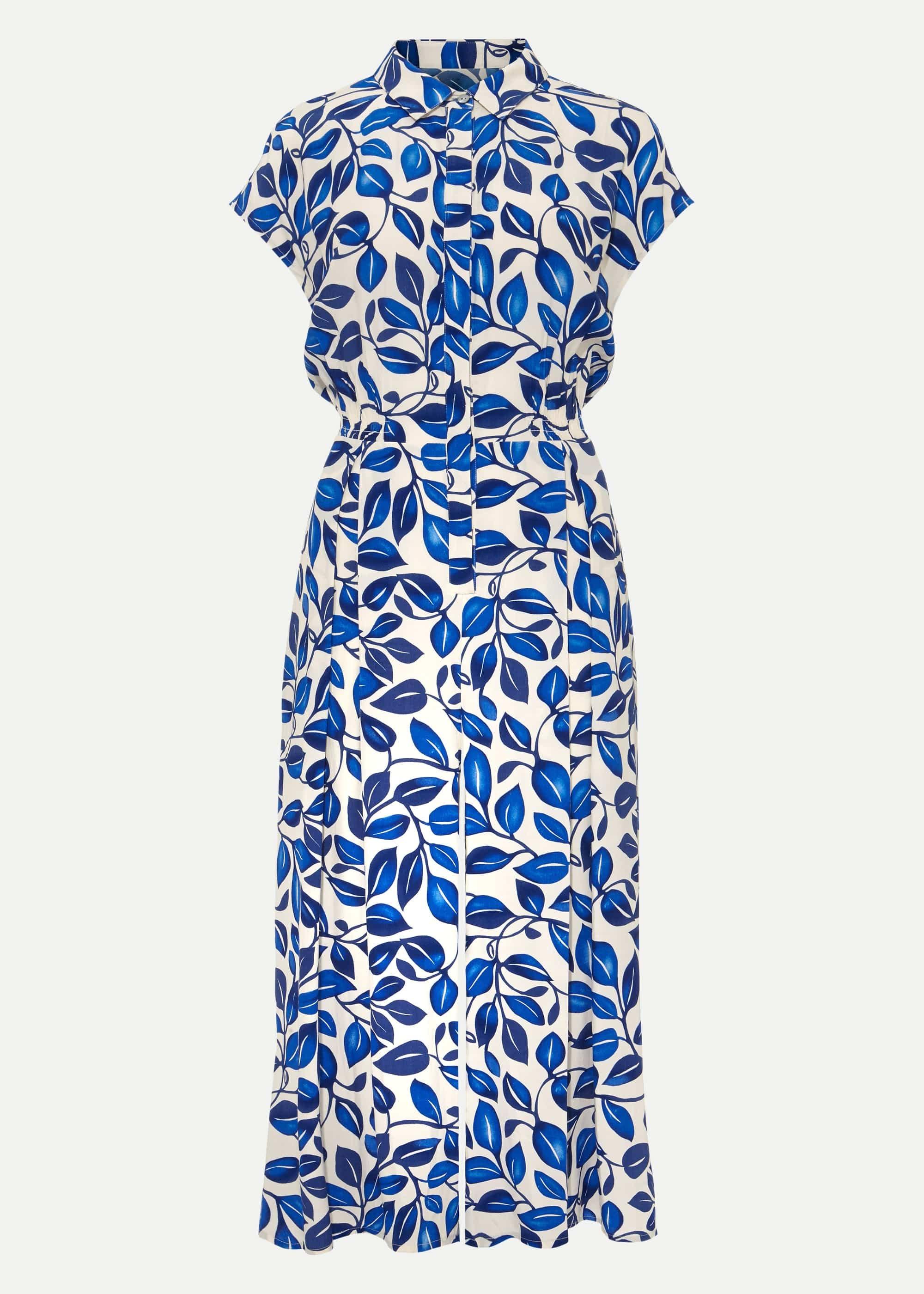 Palm Print Culotte Jumpsuit