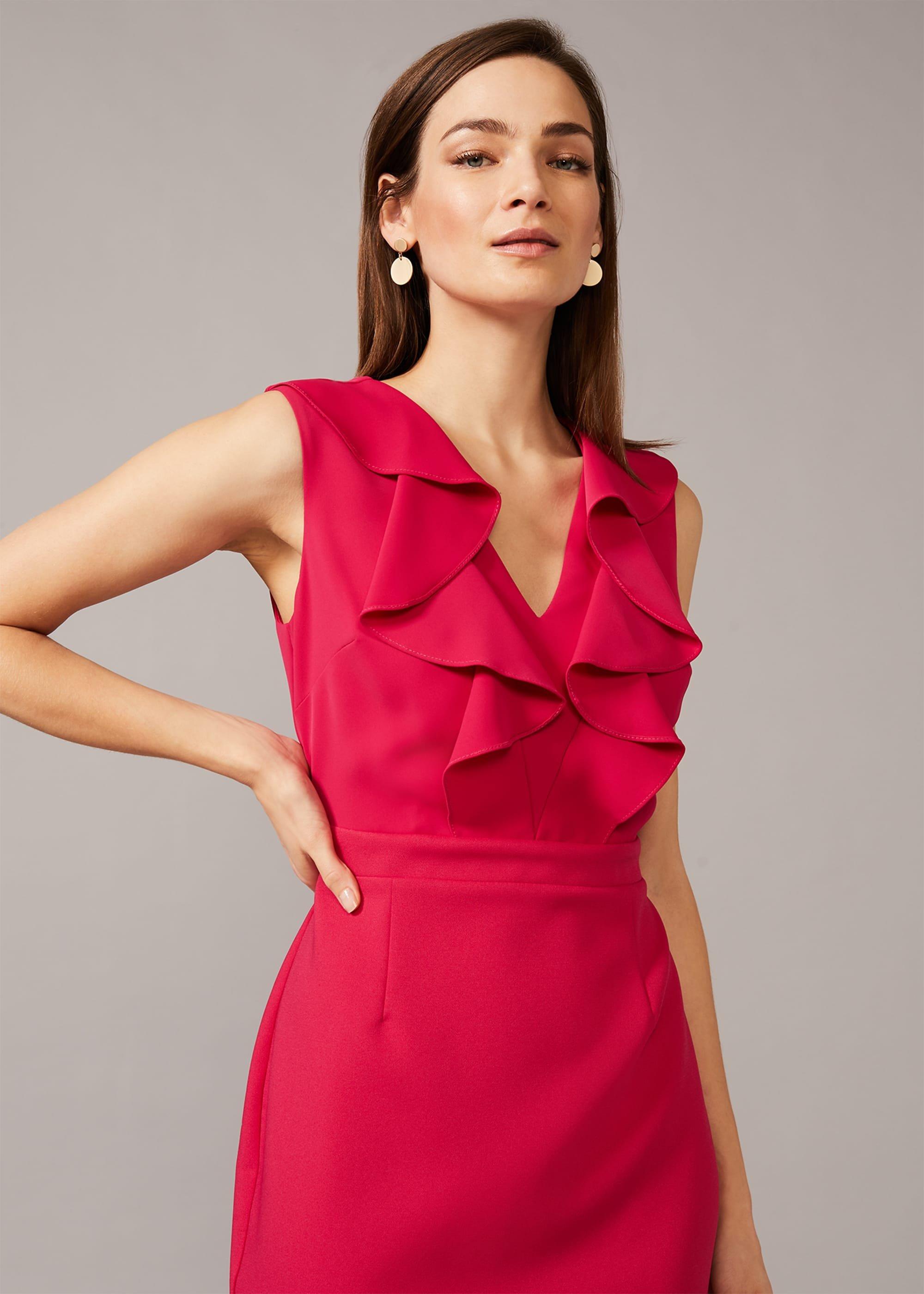 Linda Frill Fitted Dress