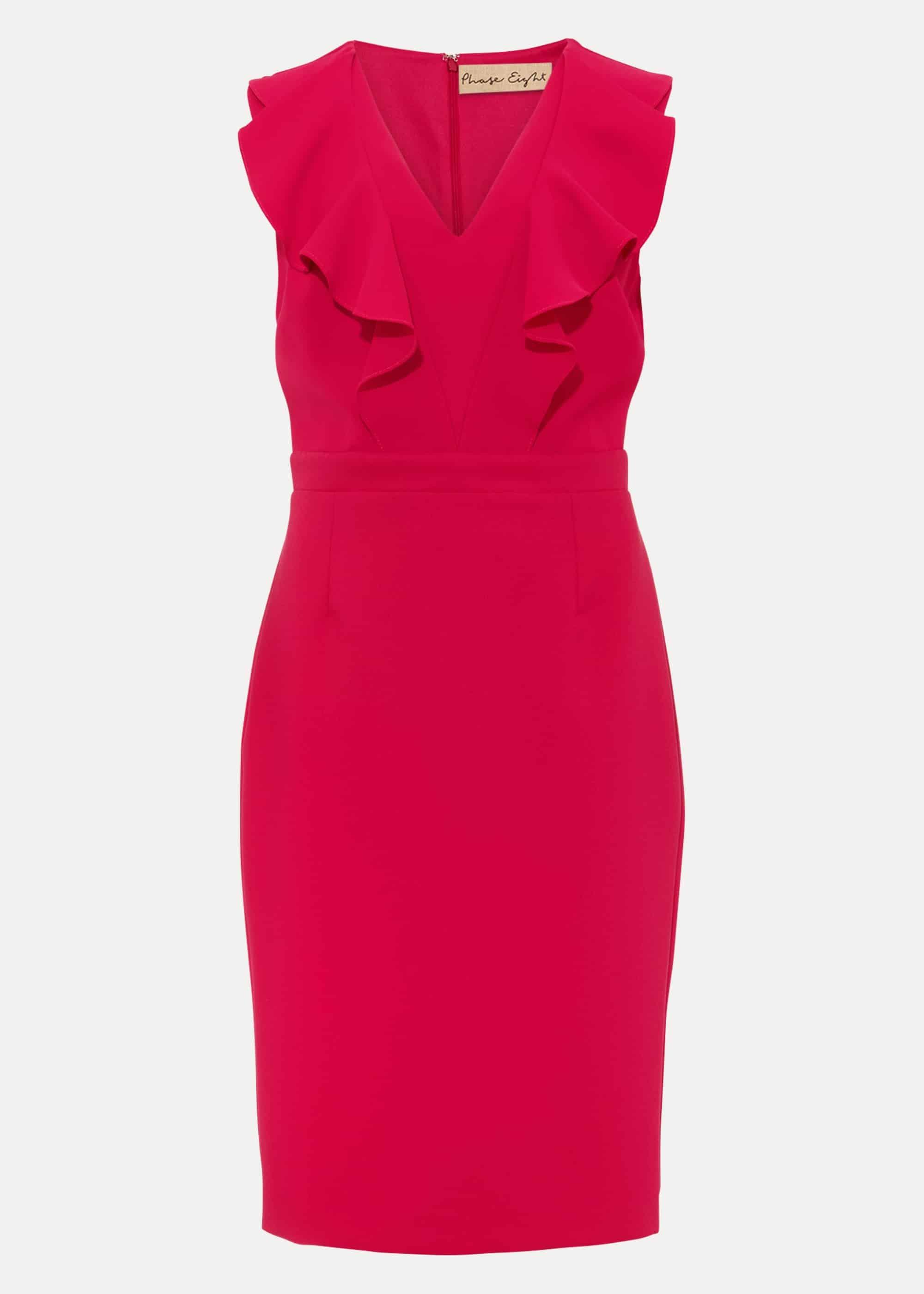 Linda Frill Fitted Dress