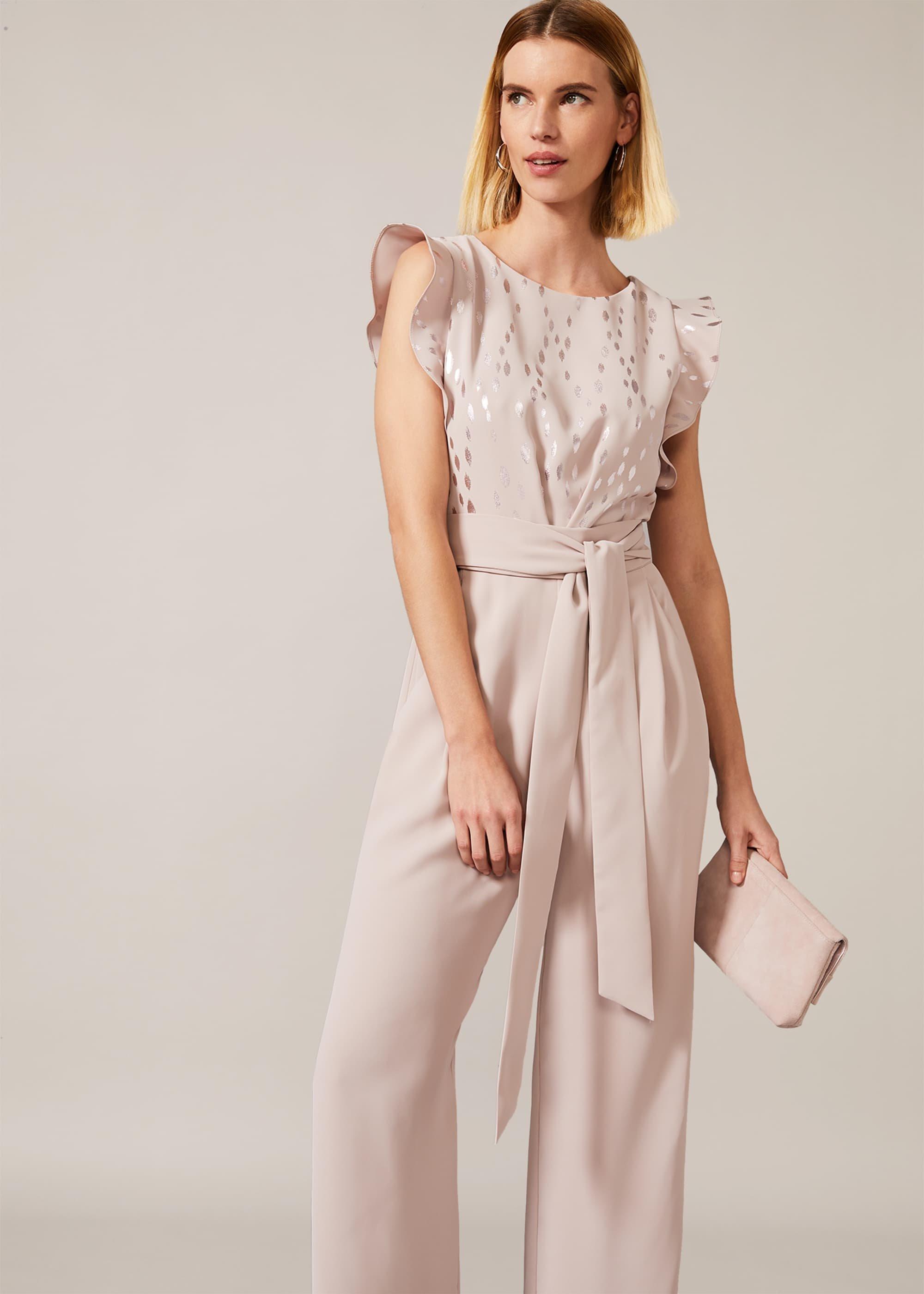 Victoriana Foil Print Jumpsuit