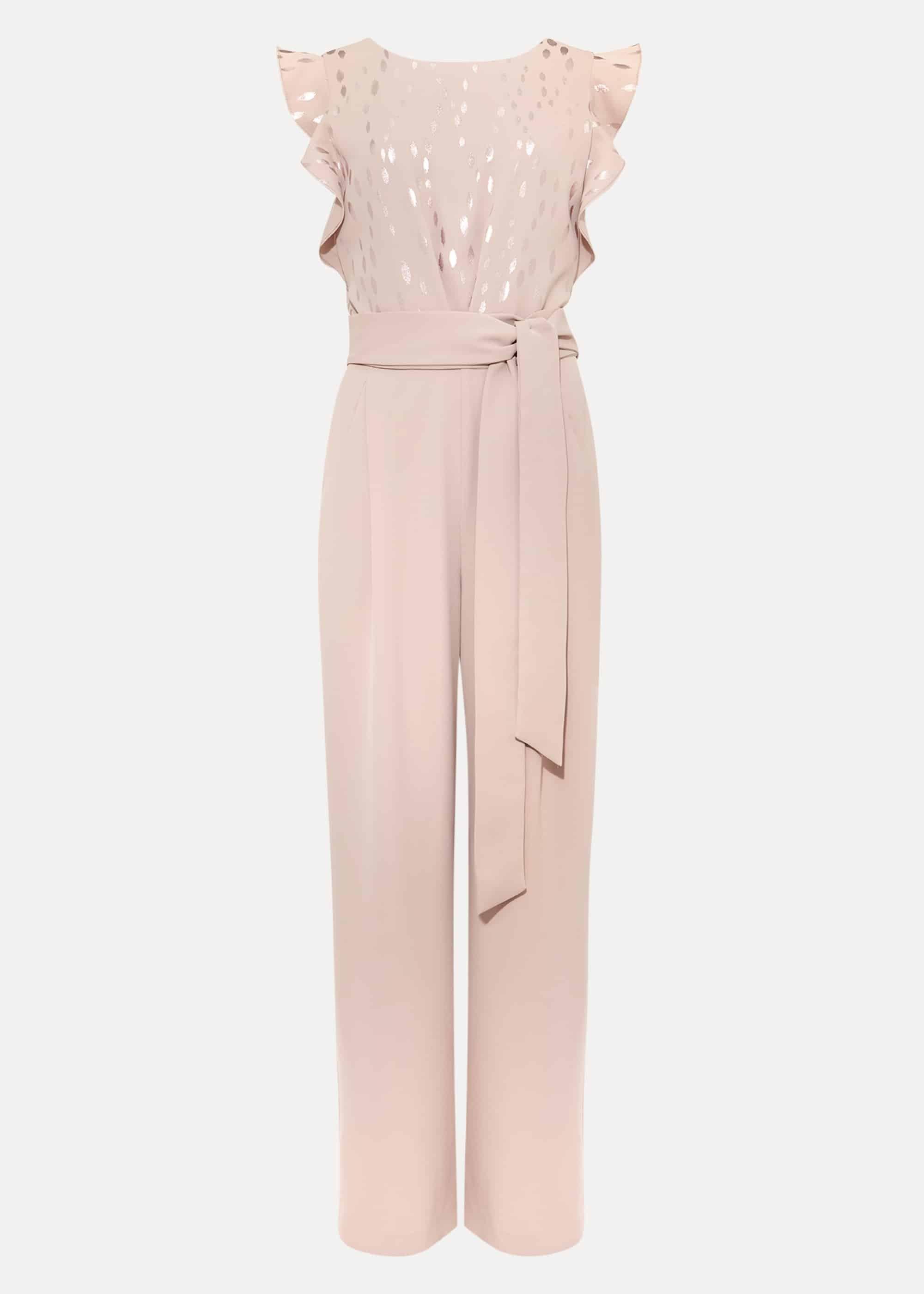 Victoriana Foil Print Jumpsuit