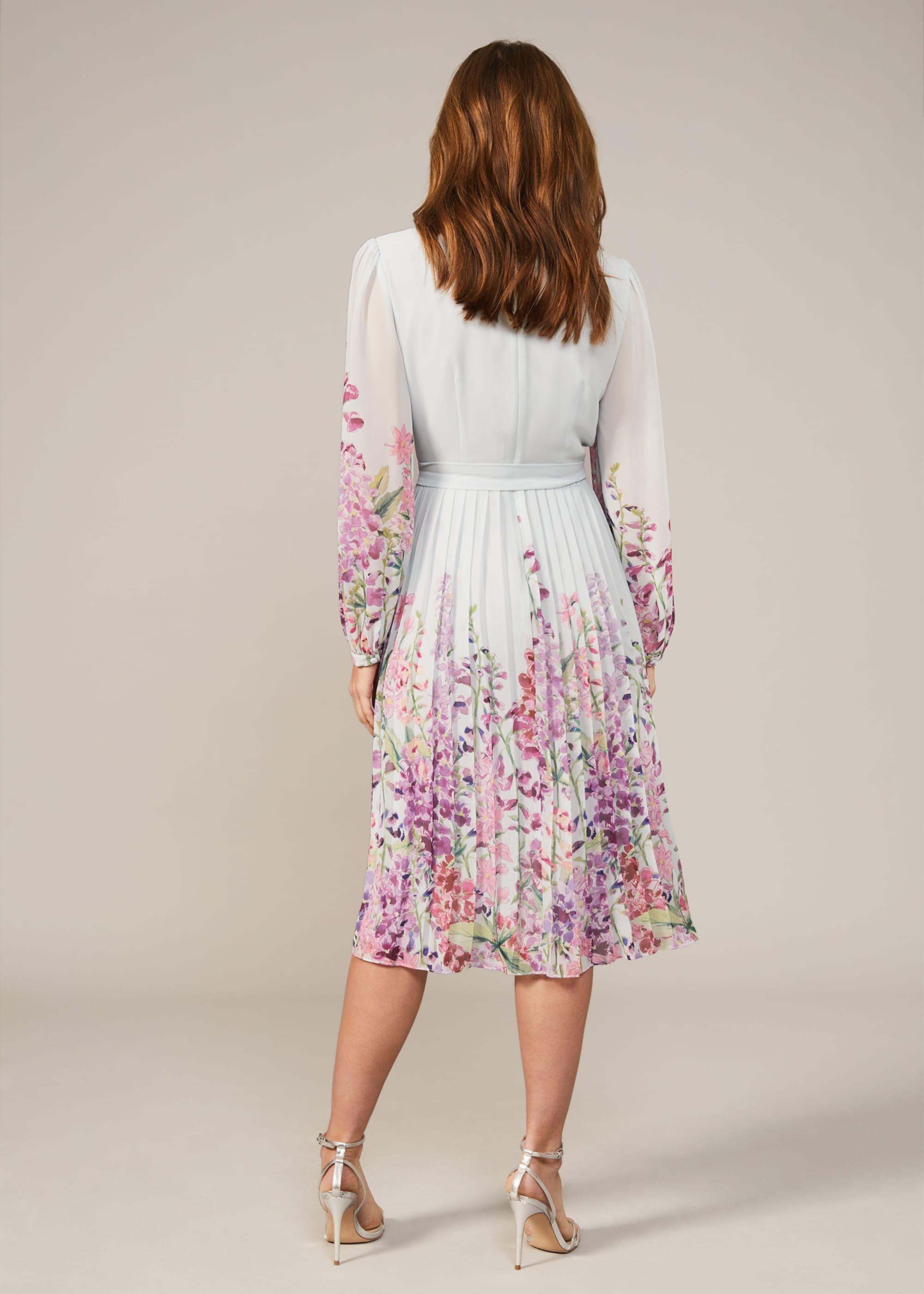 Rachie Floral Pleated Dress