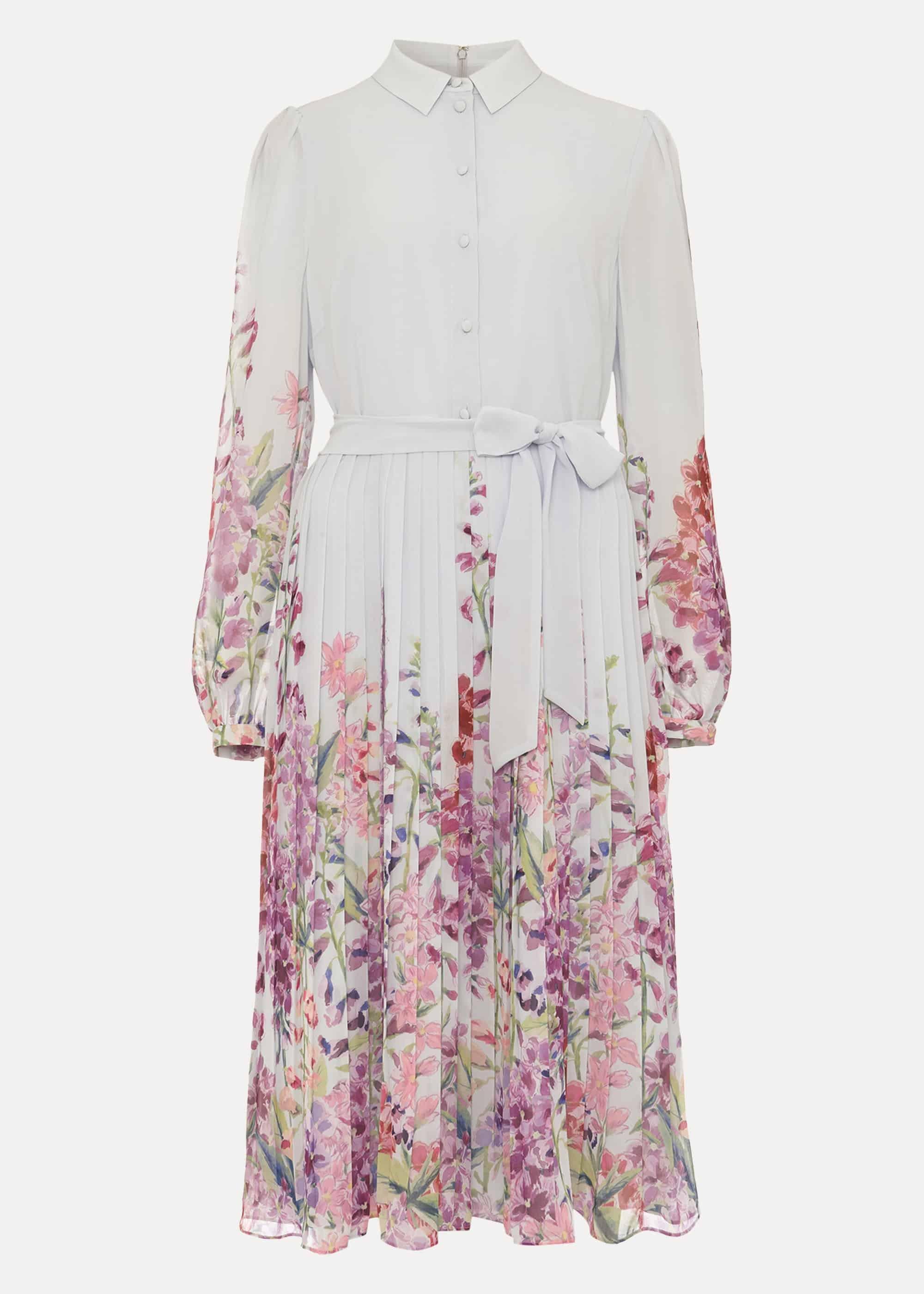 Rachie Floral Pleated Dress