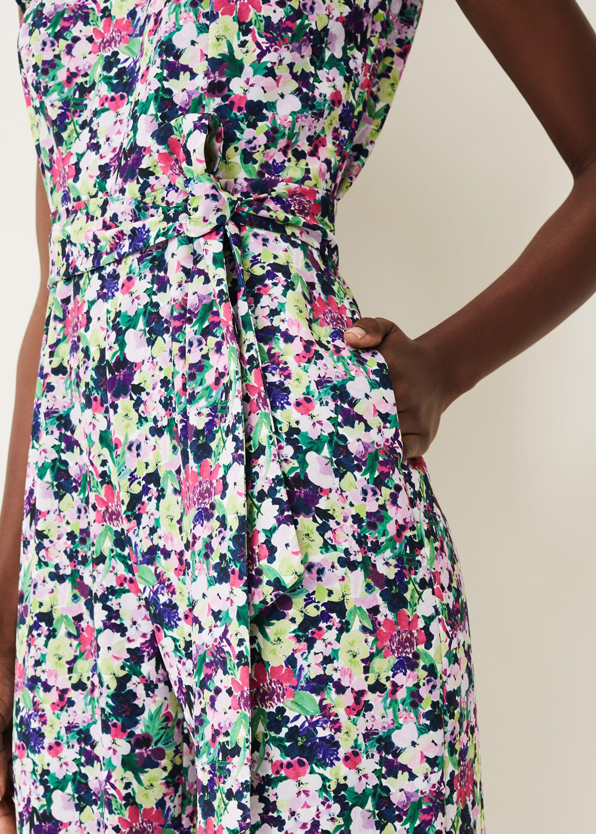 Arya Floral Frill Jumpsuit