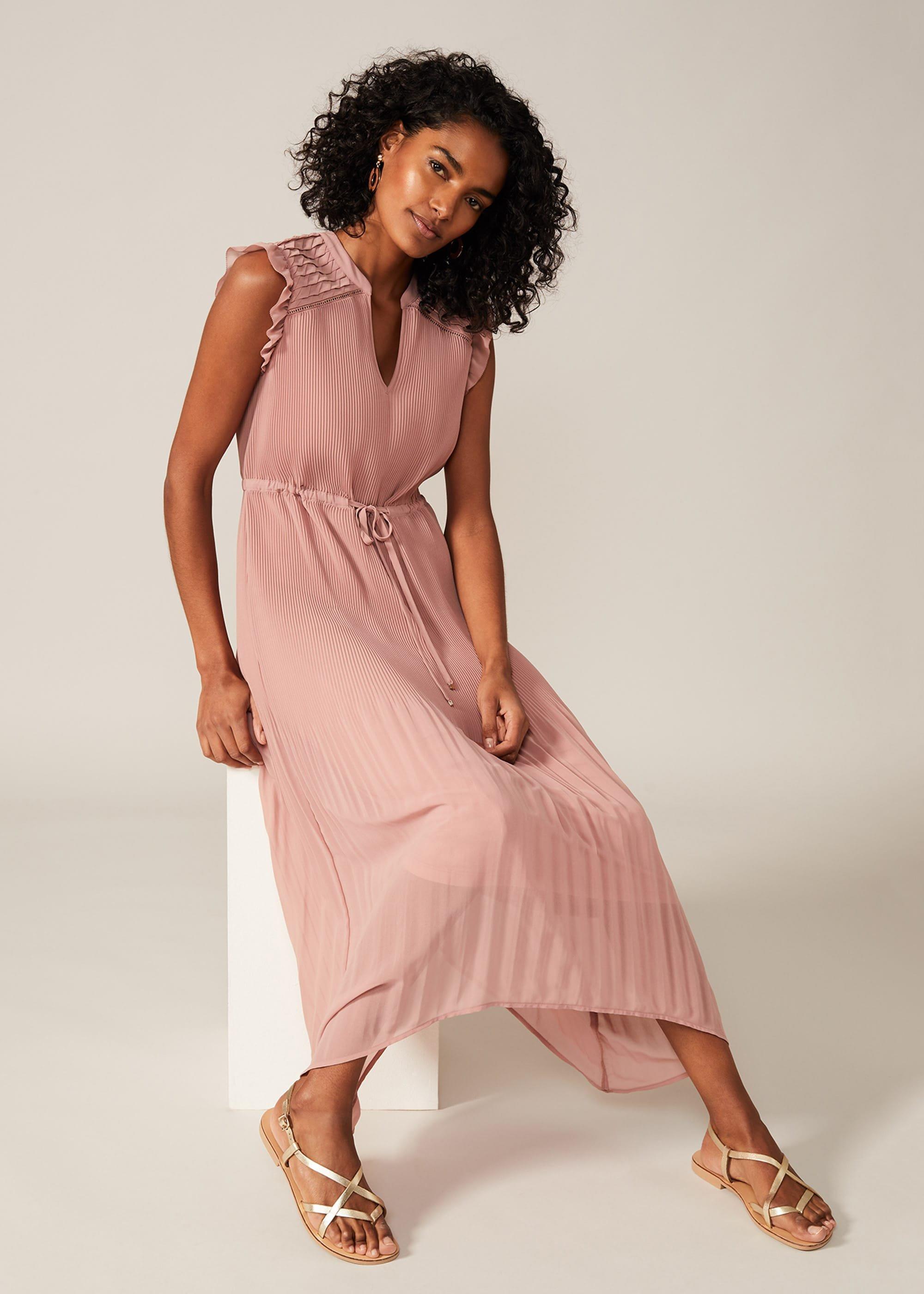 Amalie Kleid mit Zierfalten