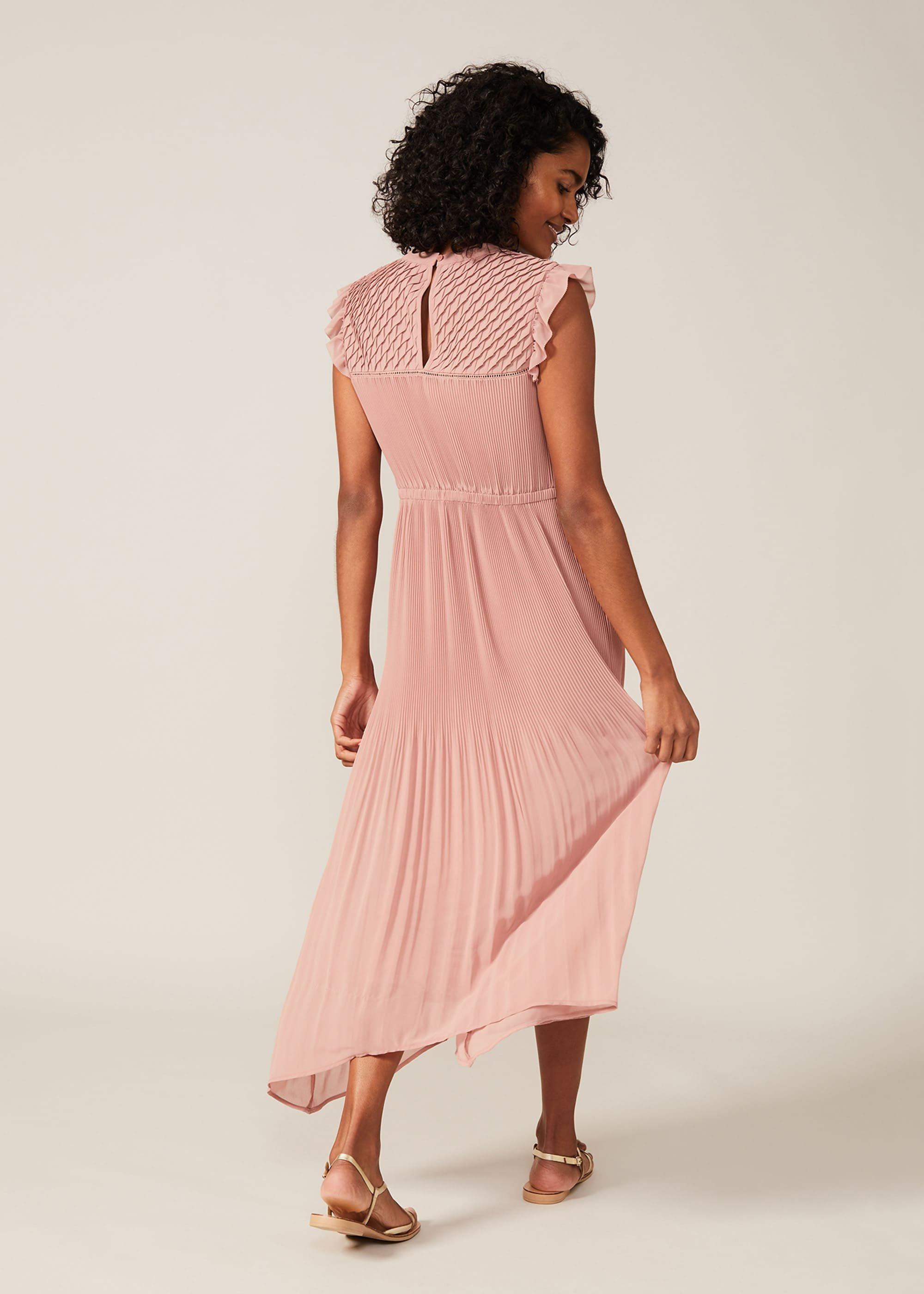 Amalie Kleid mit Zierfalten