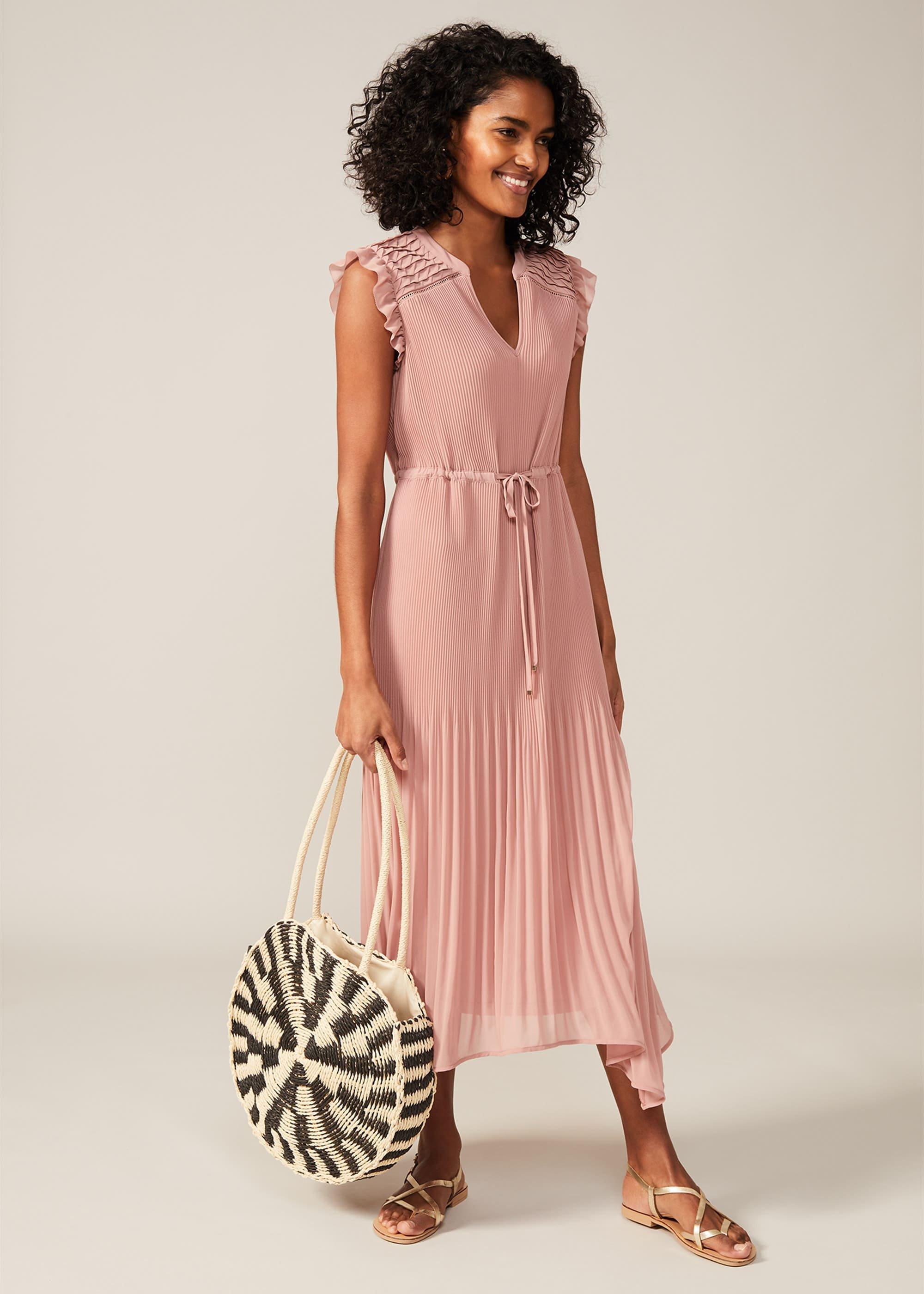 Amalie Pleat Dress