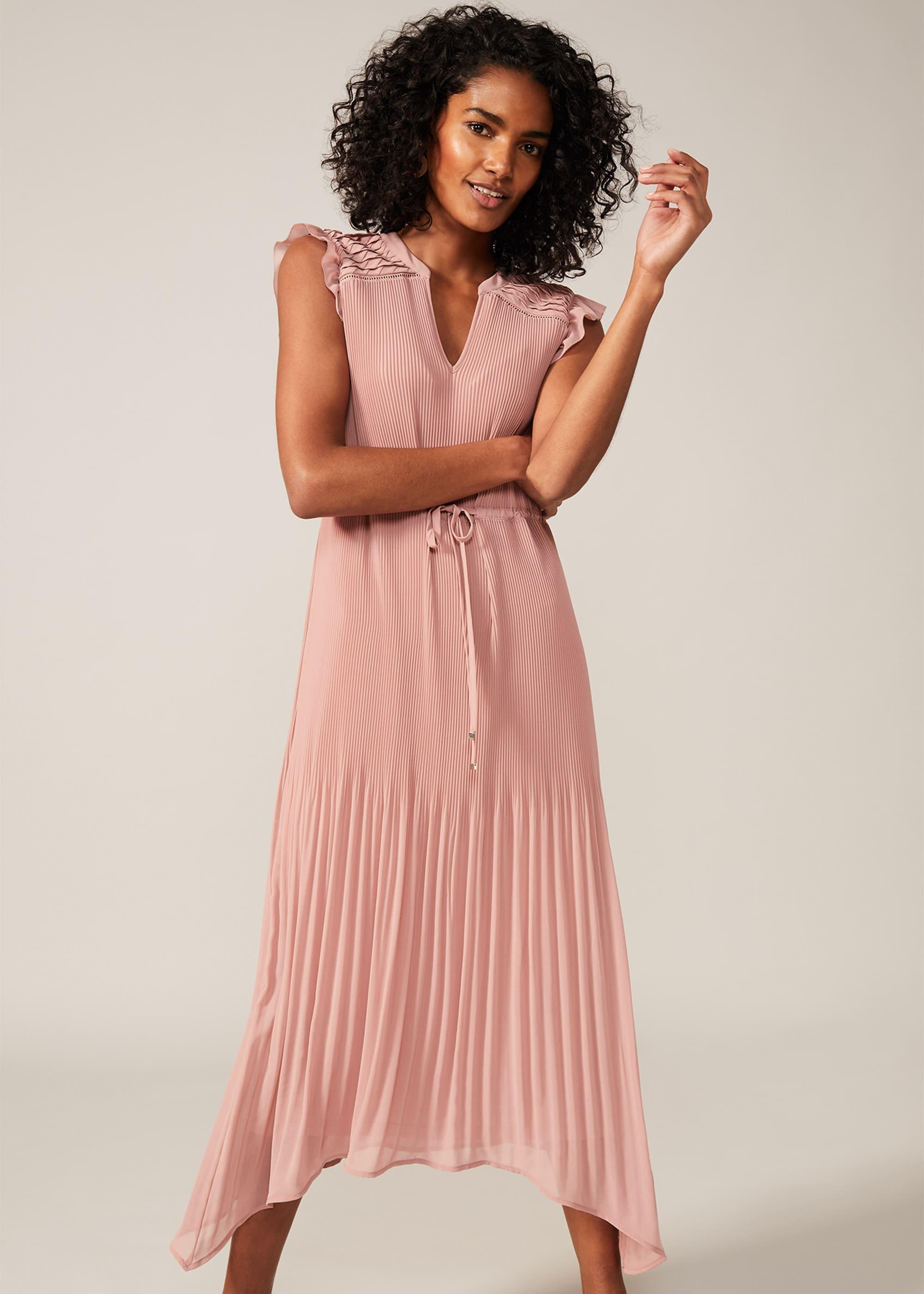 Amalie Pleat Dress