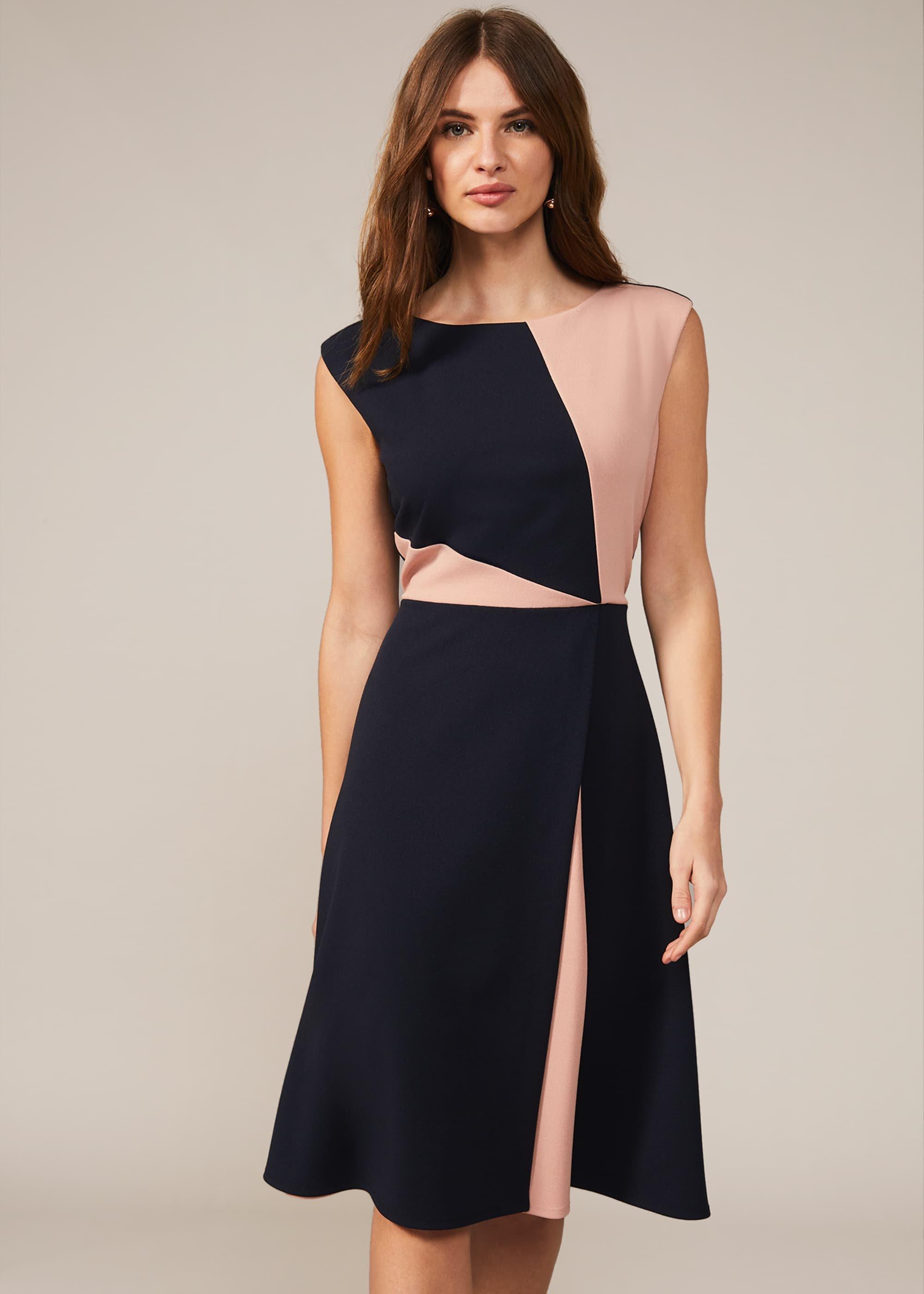 Indre Colourblock A-Line Dress