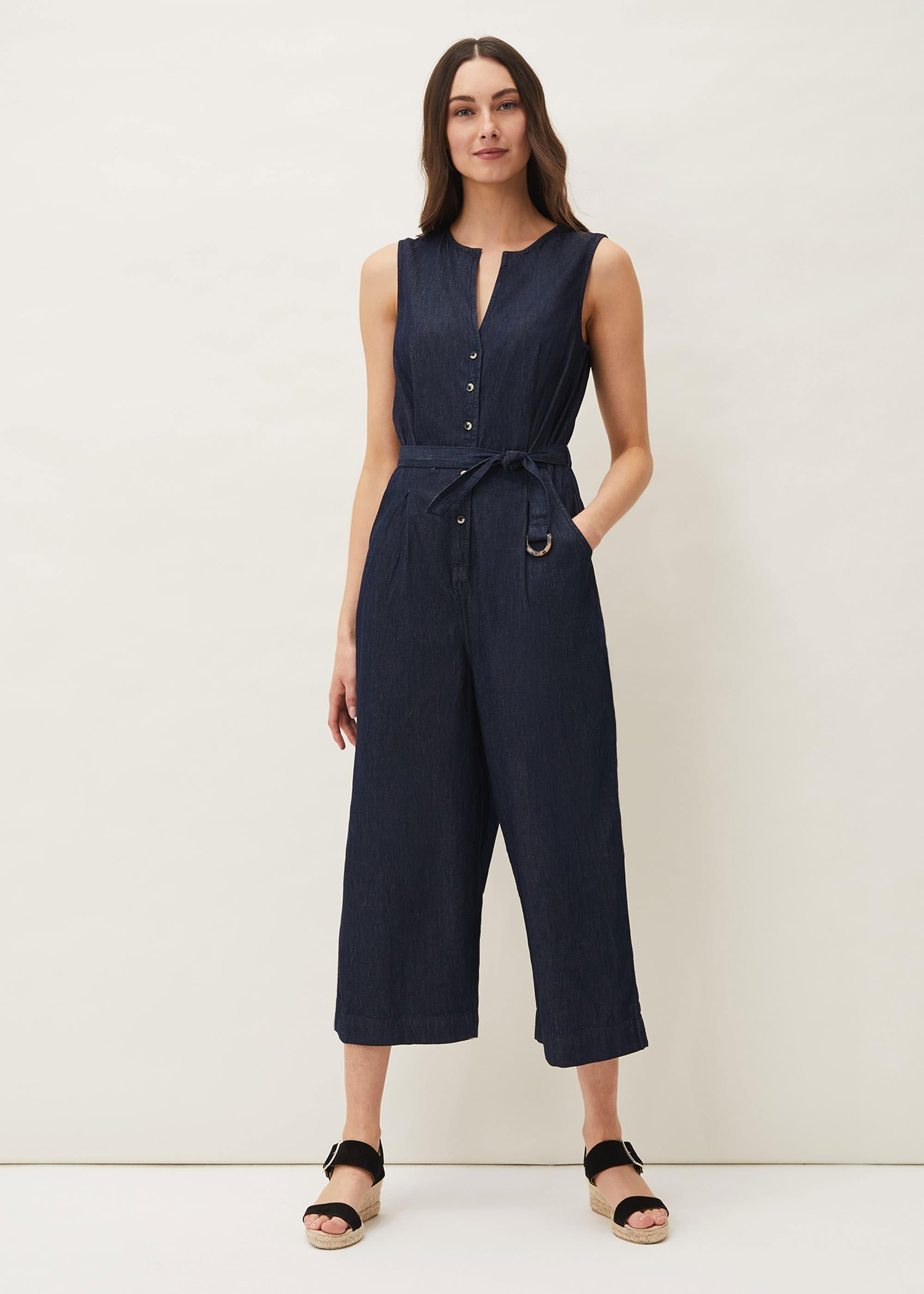 Arthura Denim Look Jumpsuit