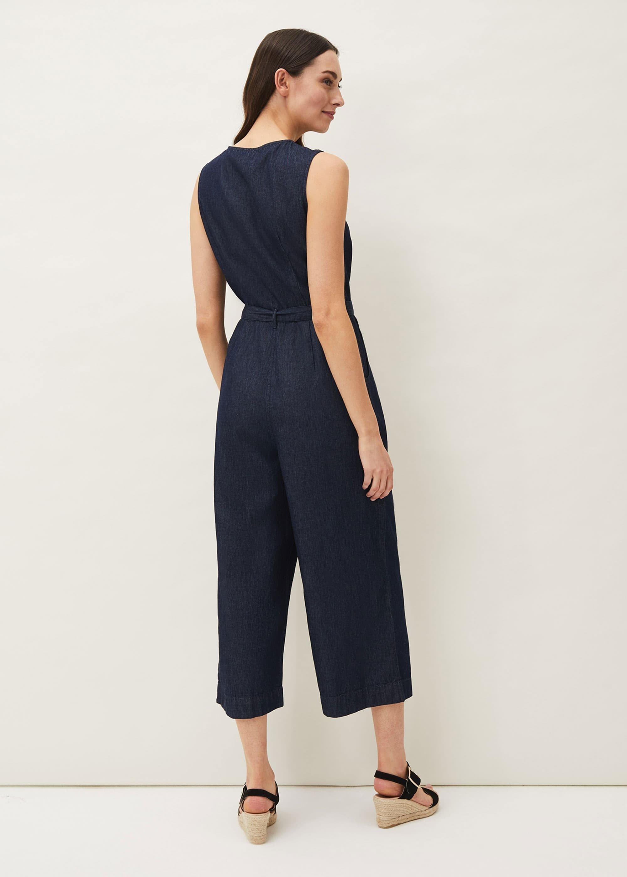 Arthura Denim Look Jumpsuit