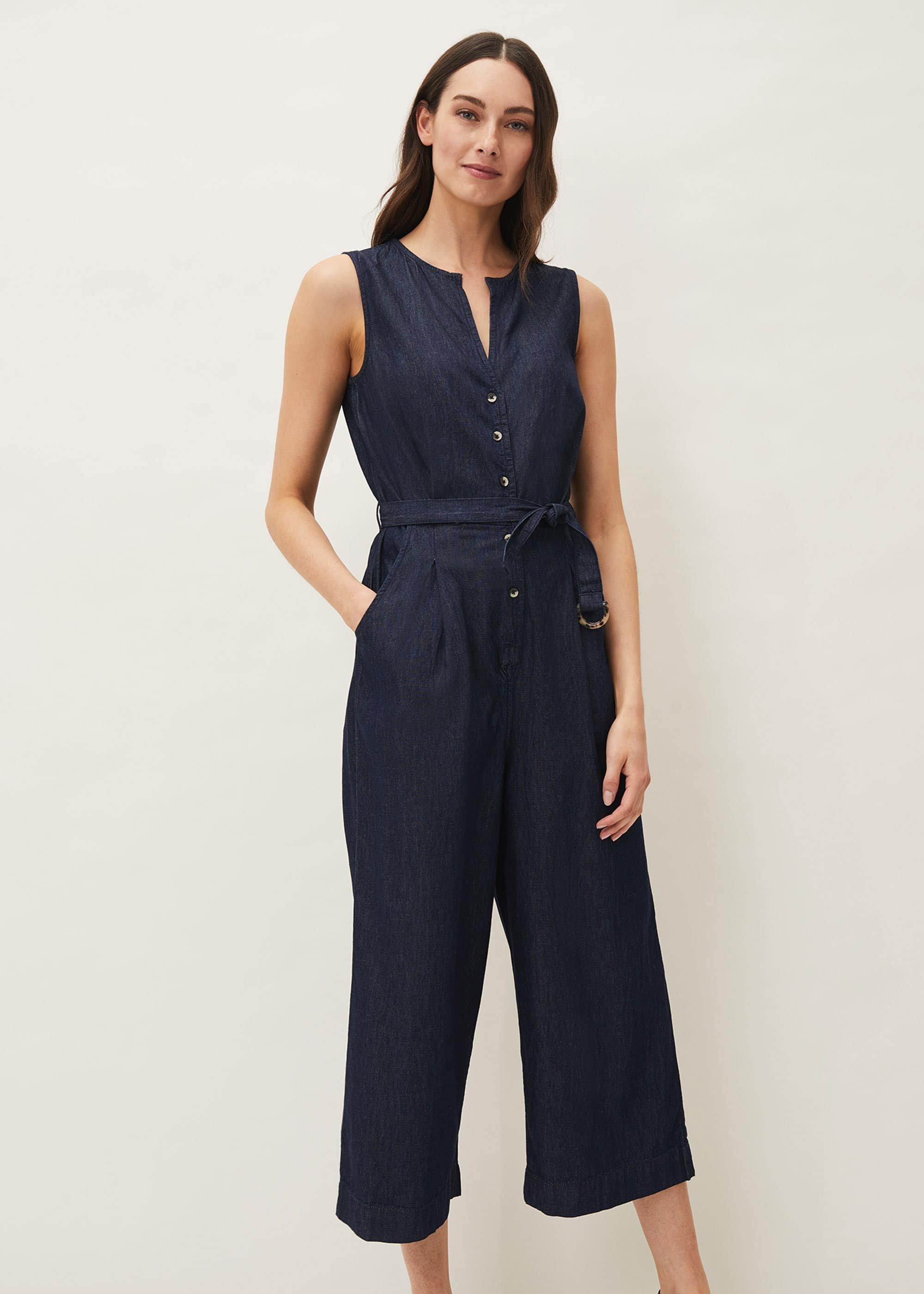 Arthura Denim Look Jumpsuit